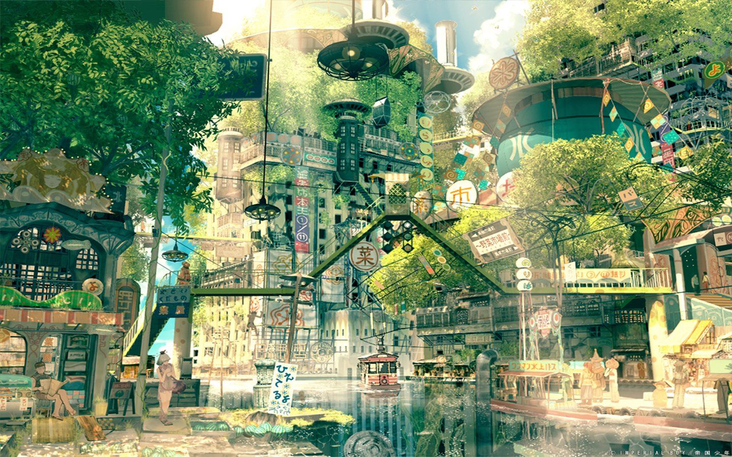 Anime City Scenery Wallpapers