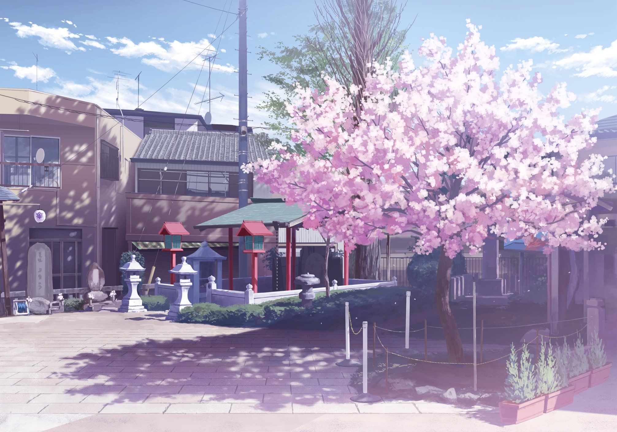 Anime City Scenery Wallpapers