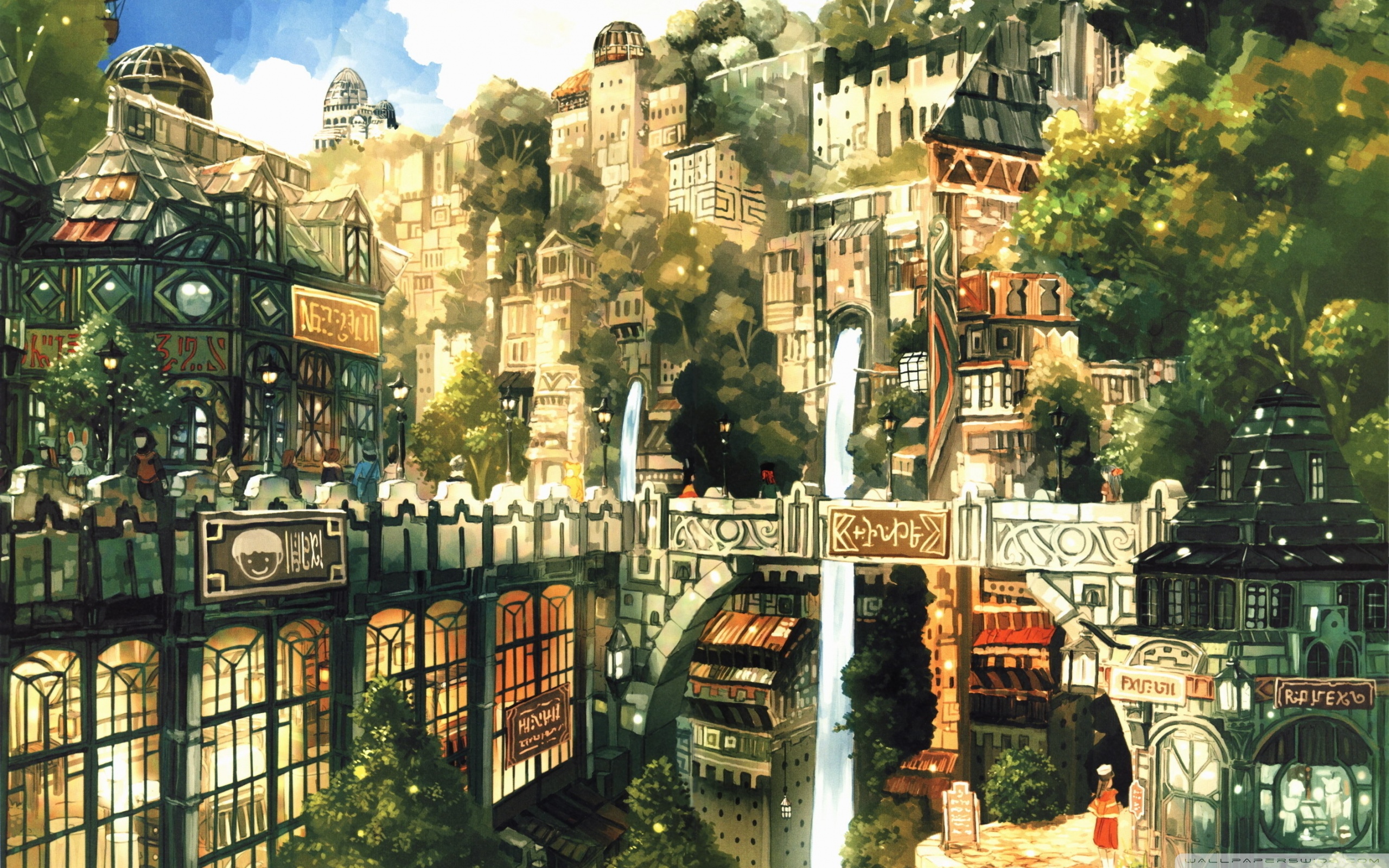 Anime City Scenery Wallpapers