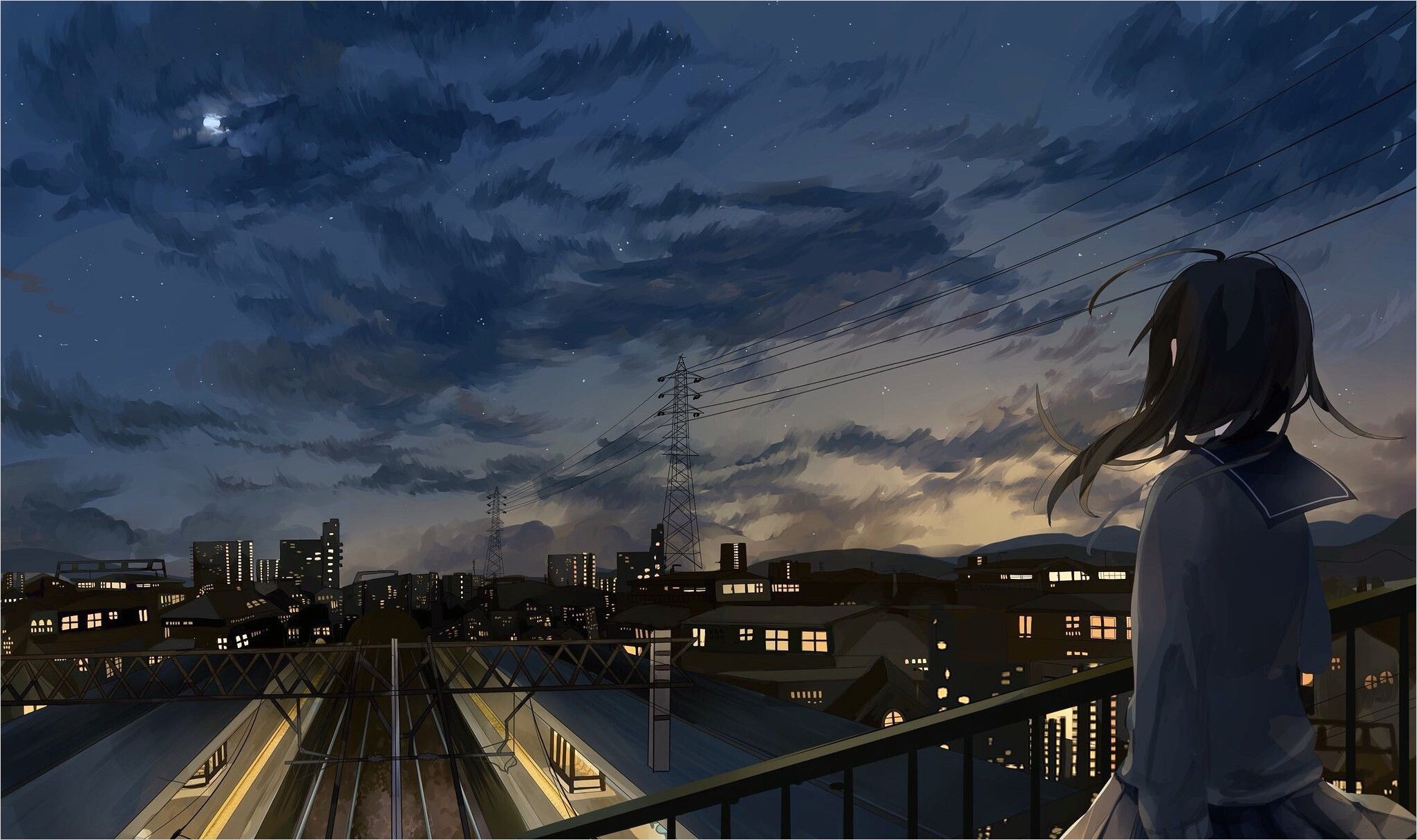 Anime City Scenery Wallpapers