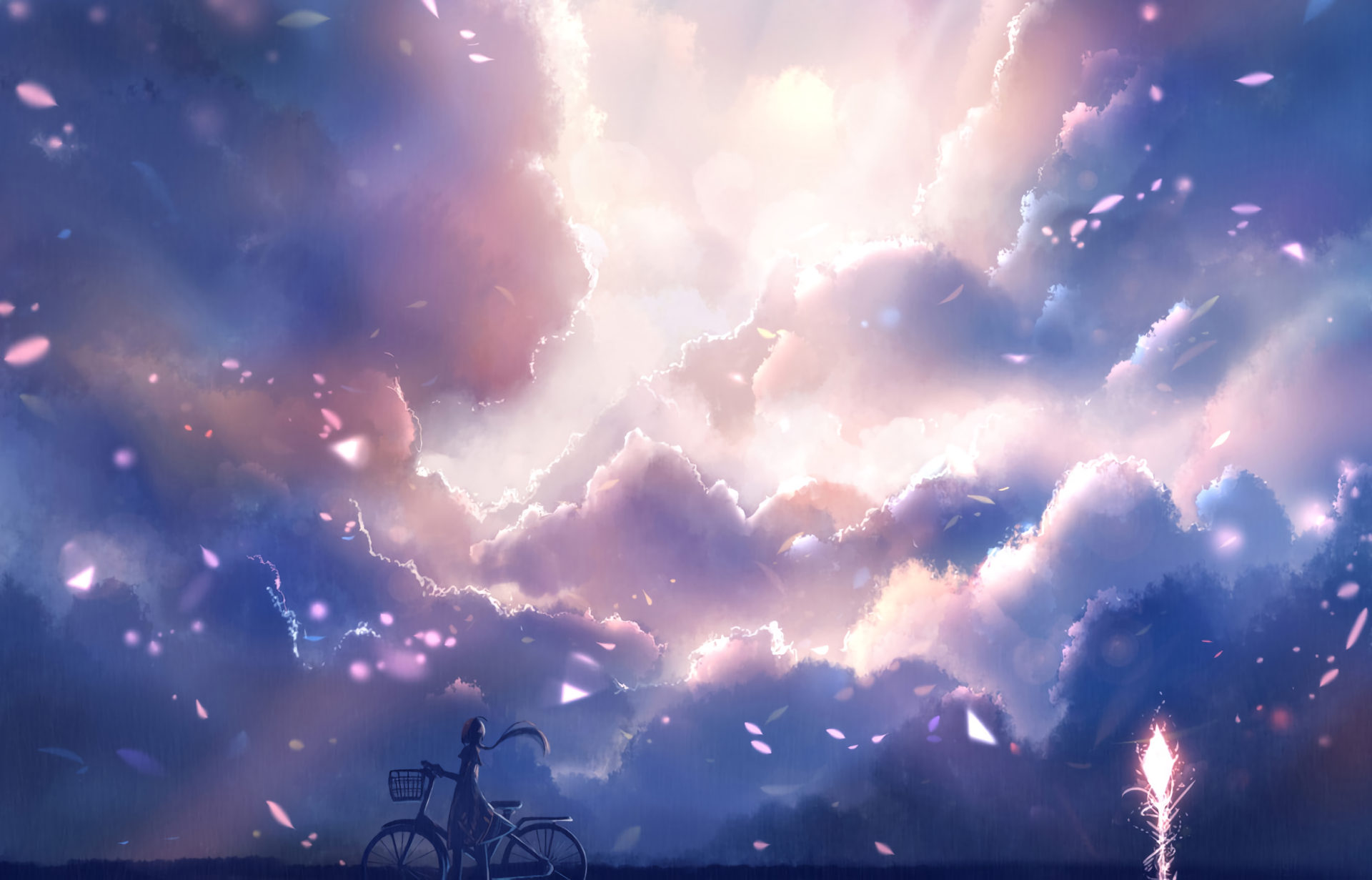 Anime Clouds Wallpapers