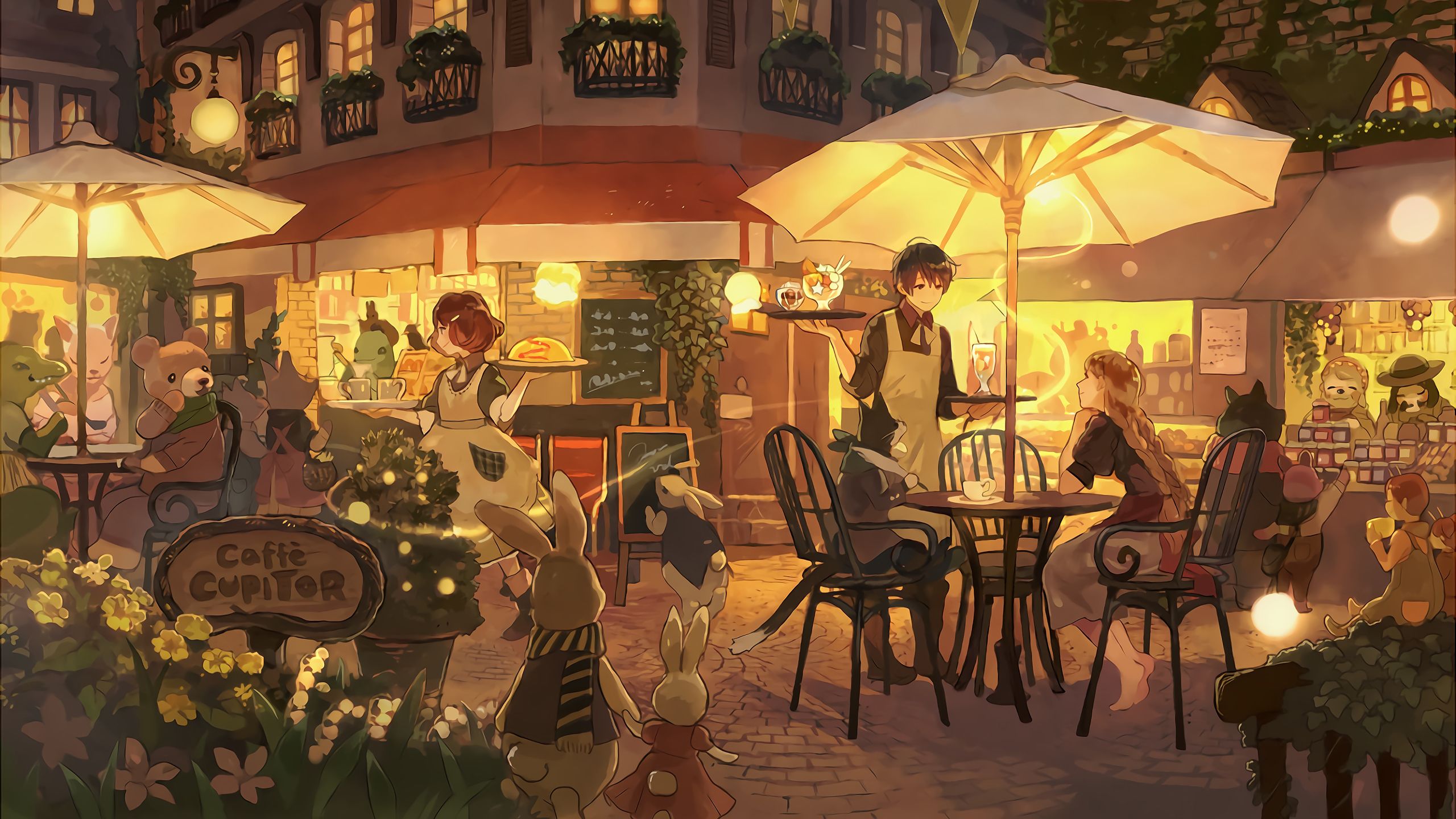 Anime Coffee Shop Wallpapers