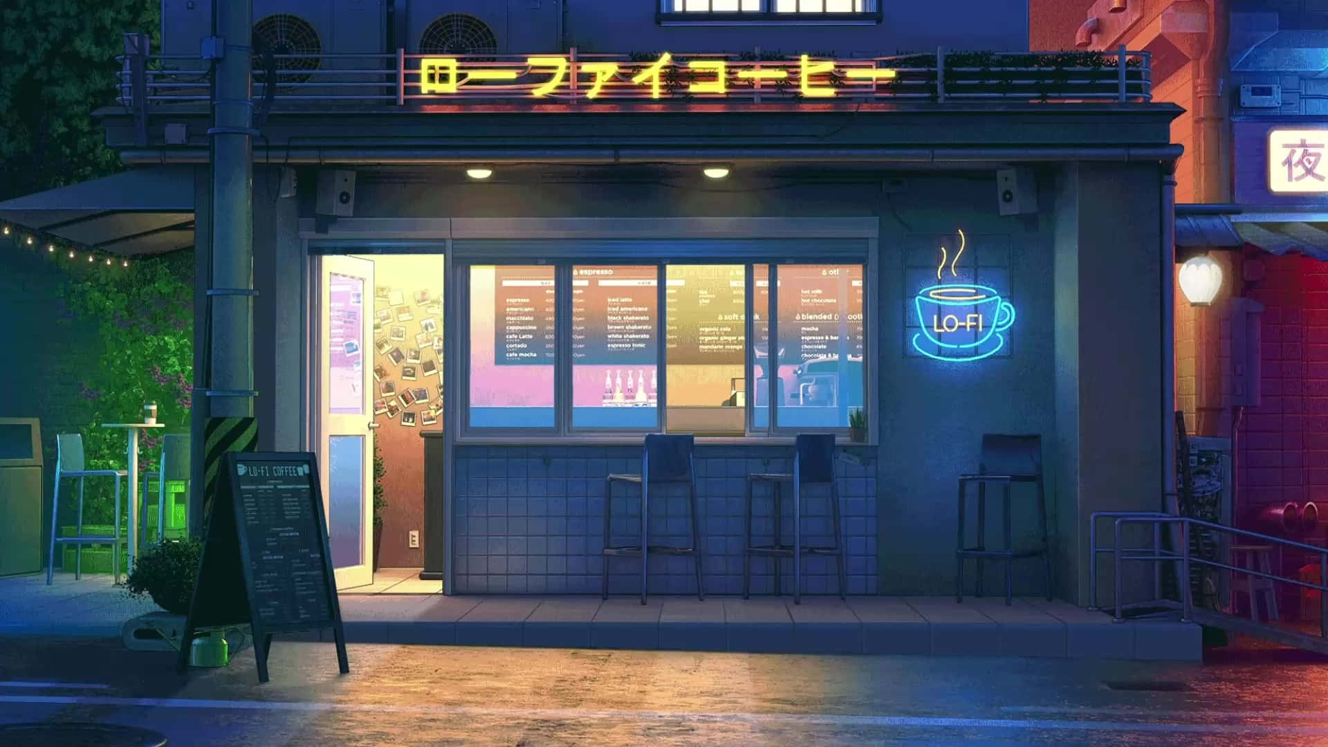 Anime Coffee Shop Wallpapers