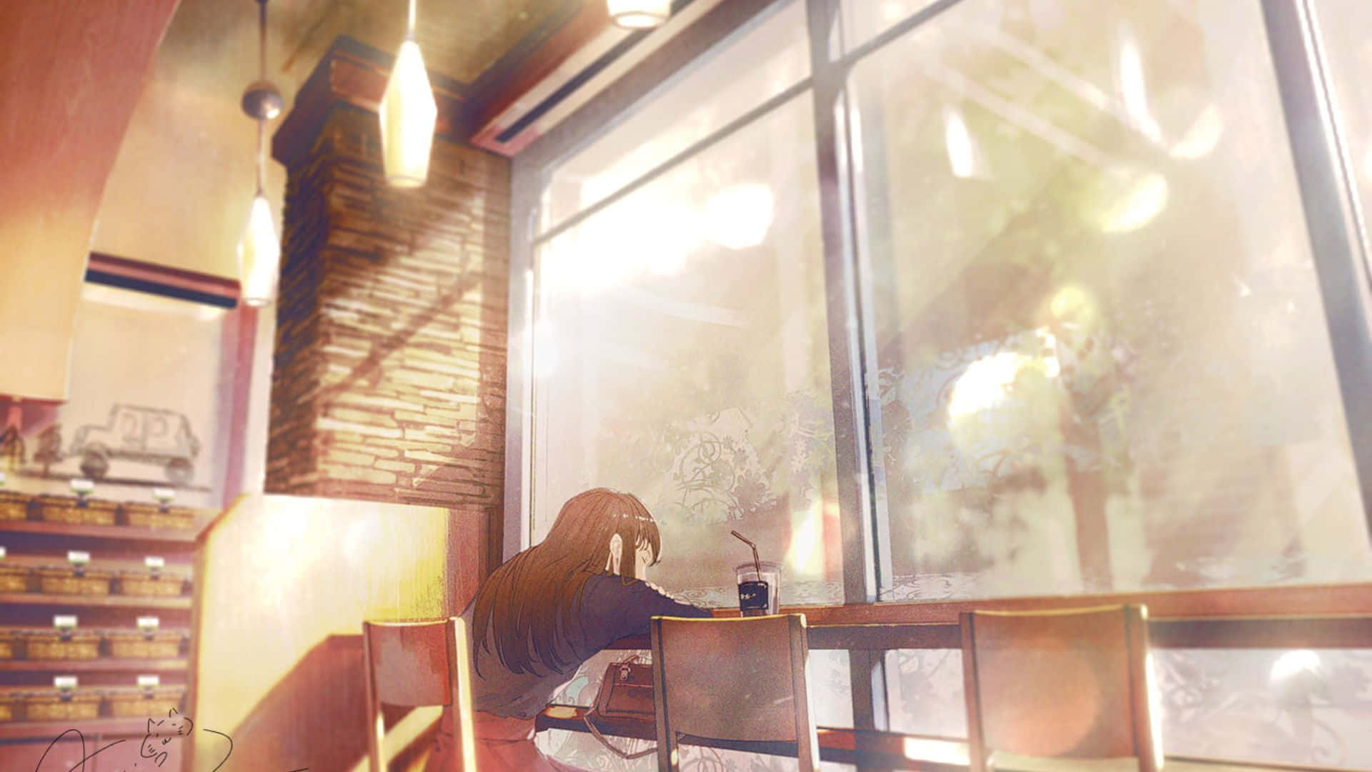 Anime Coffee Shop Wallpapers