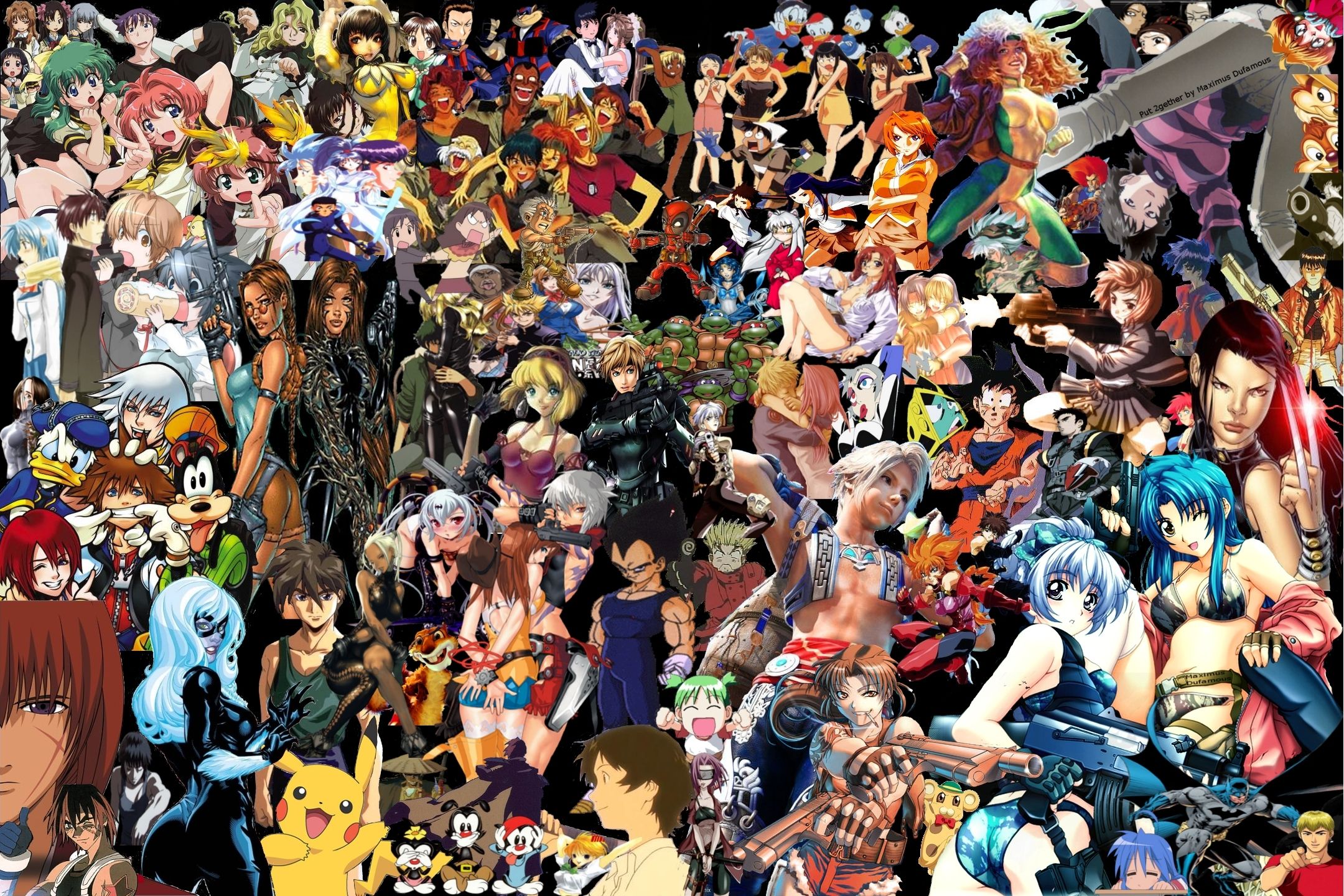 Anime Collage 90S Wallpapers