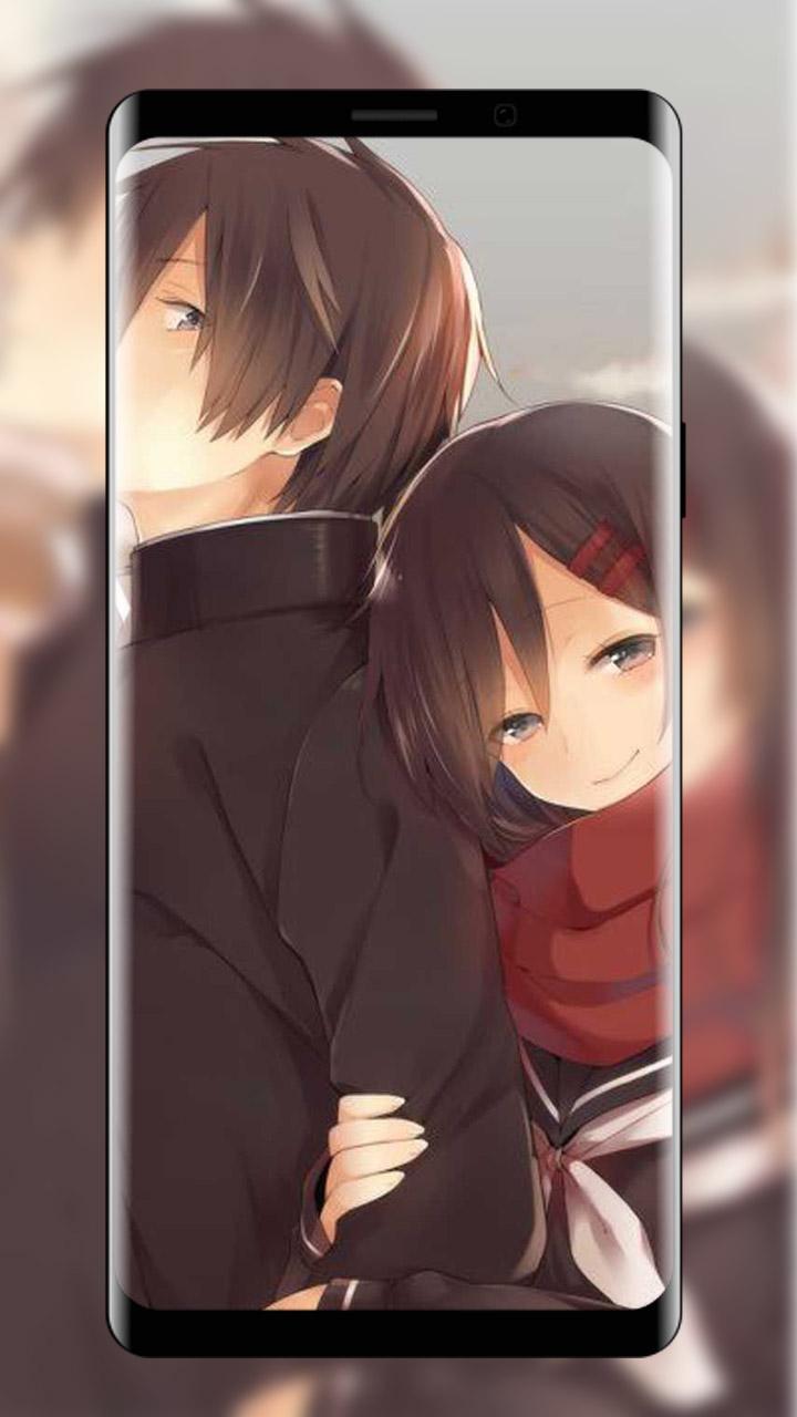 Anime Couple Brown Hair Wallpapers