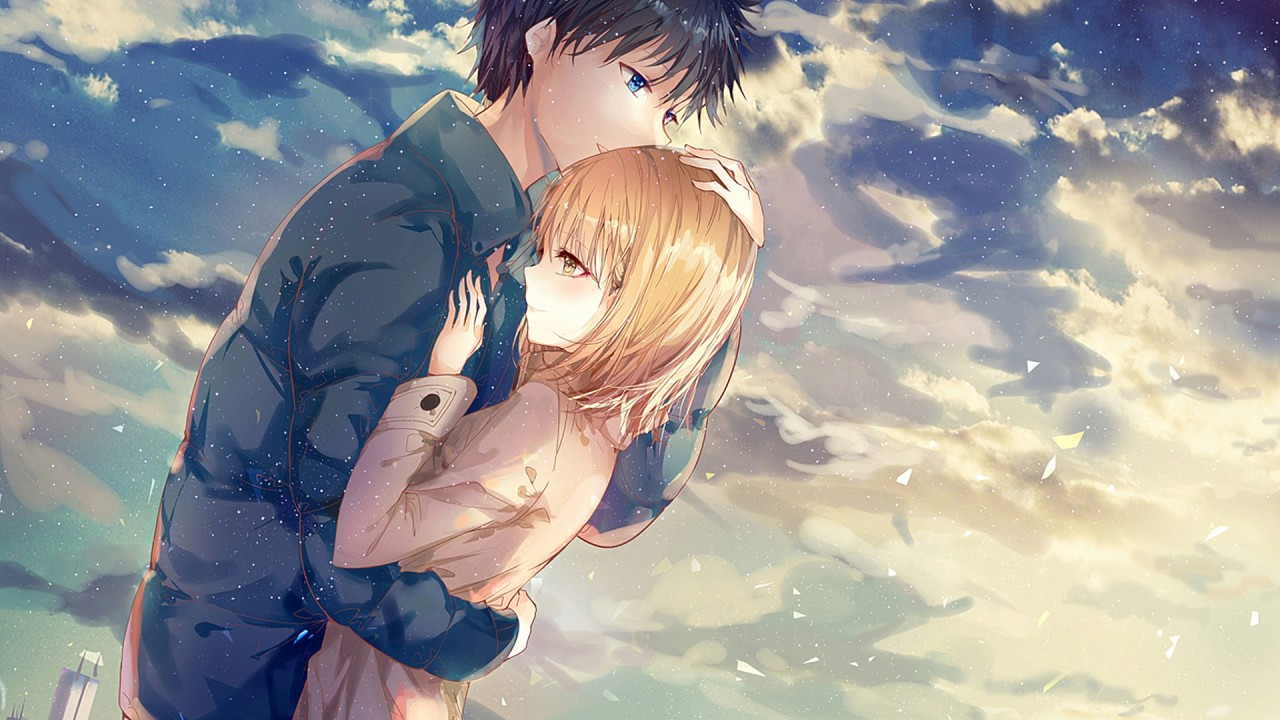 Anime Couple Brown Hair Wallpapers