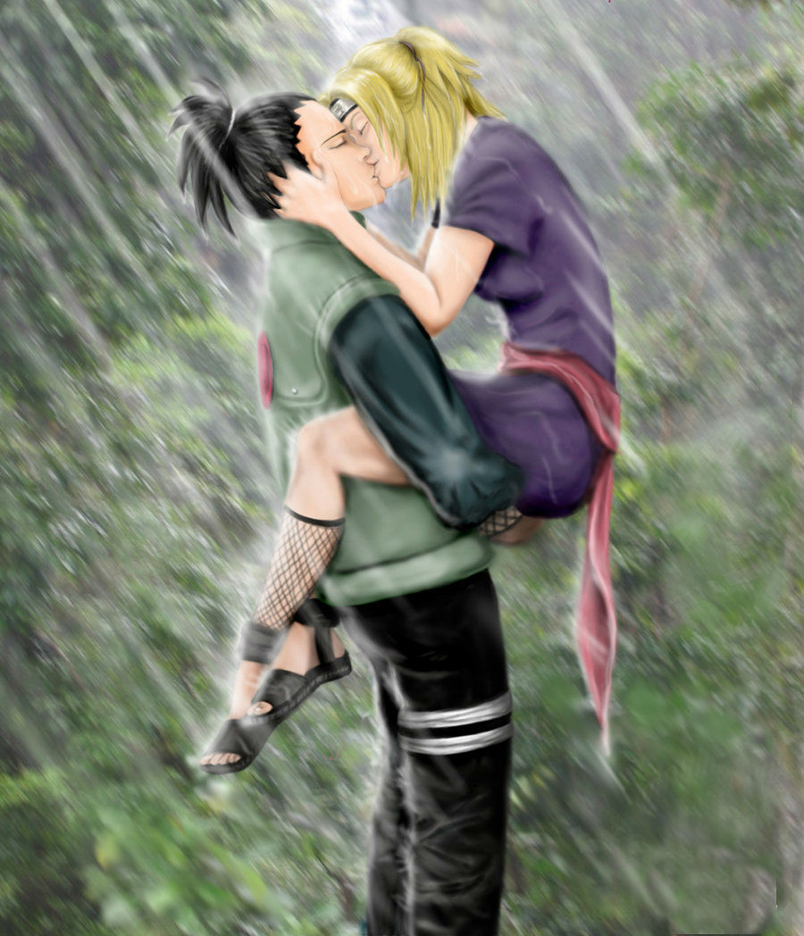 Anime Couple Rain Wallpapers