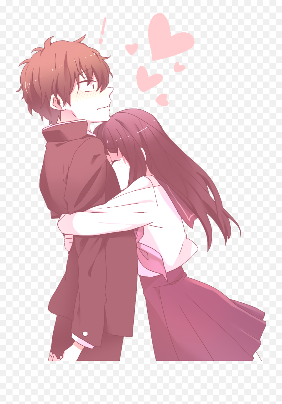 Anime Couple Sad Hug Wallpapers