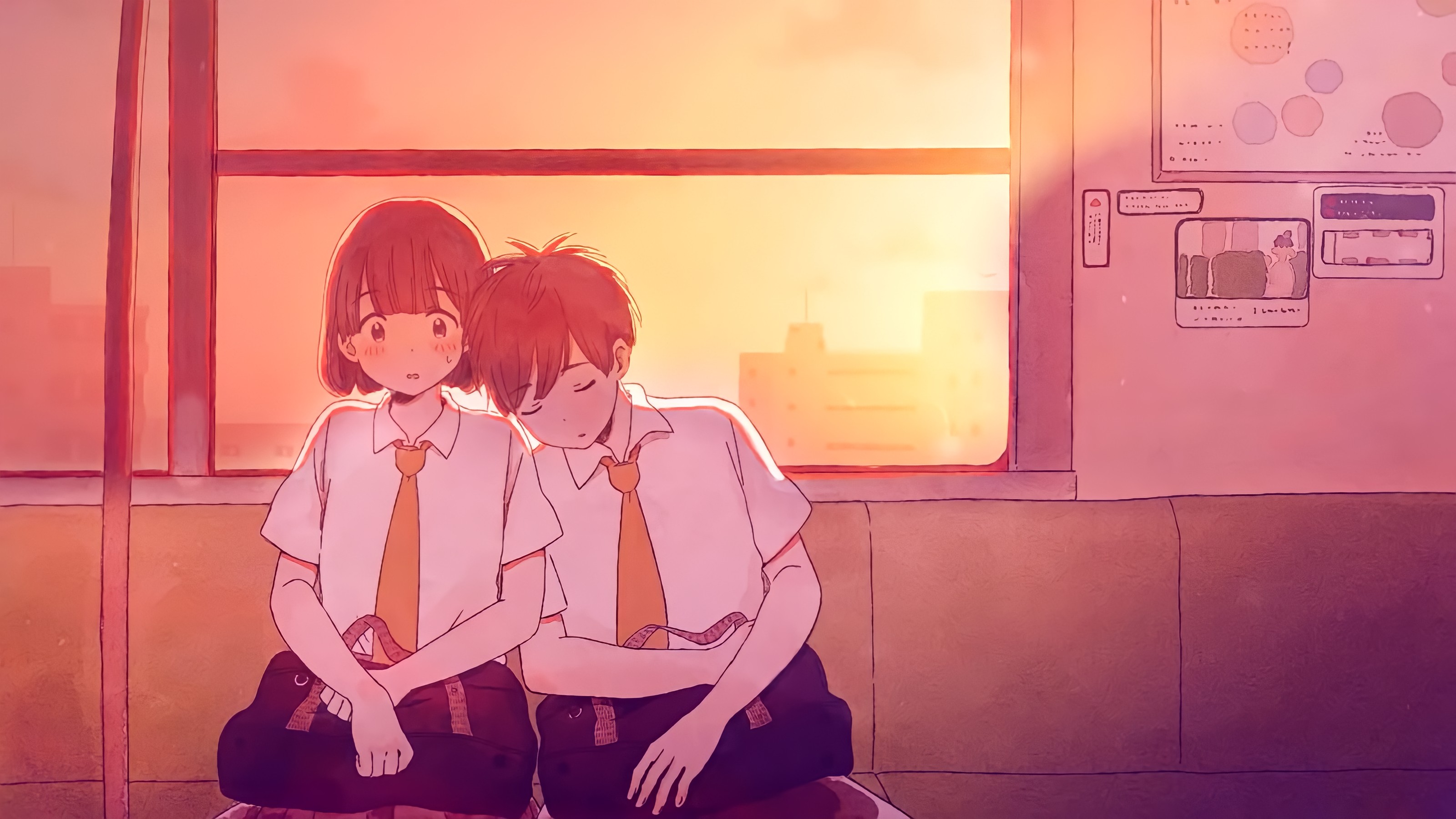 Anime Couple Sleeping Wallpapers