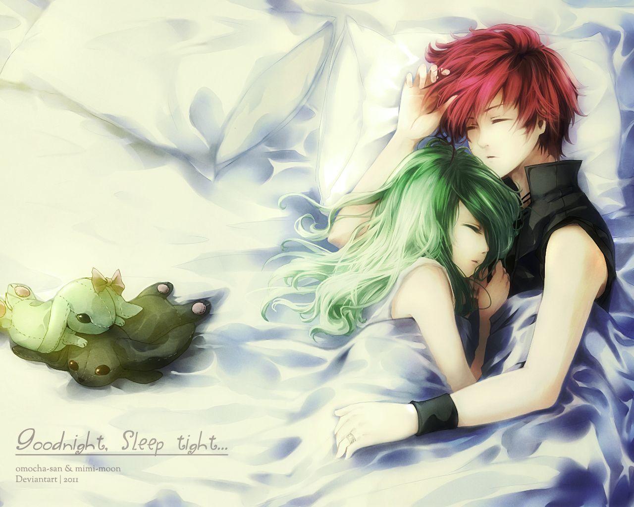 Anime Couple Sleeping Wallpapers