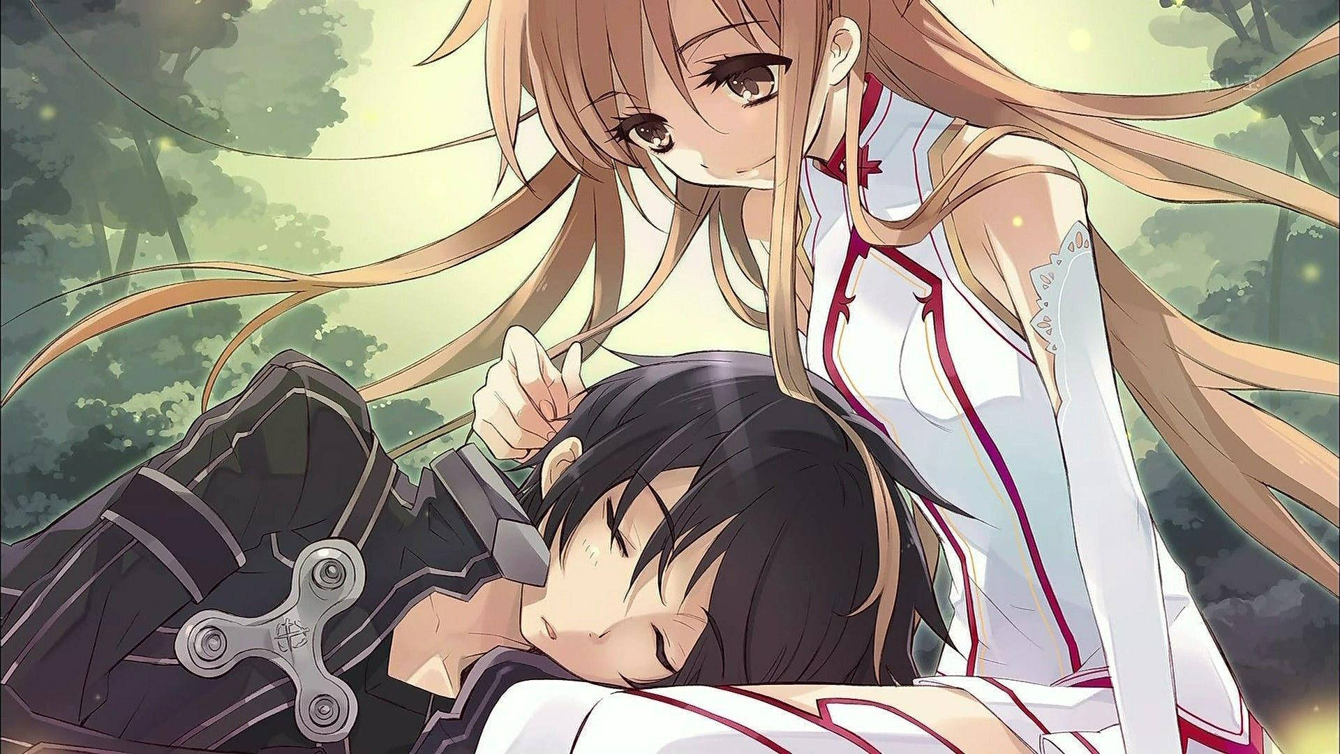 Anime Couple Sleeping Wallpapers