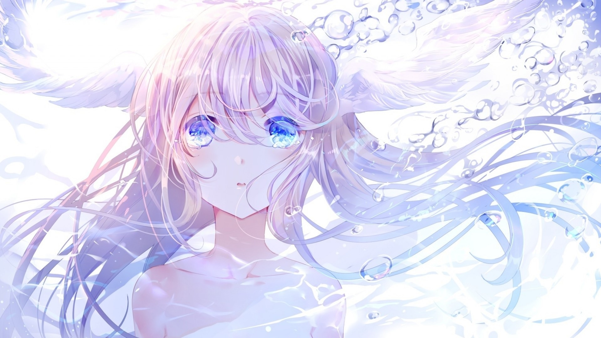 Anime Crying Smile Wallpapers