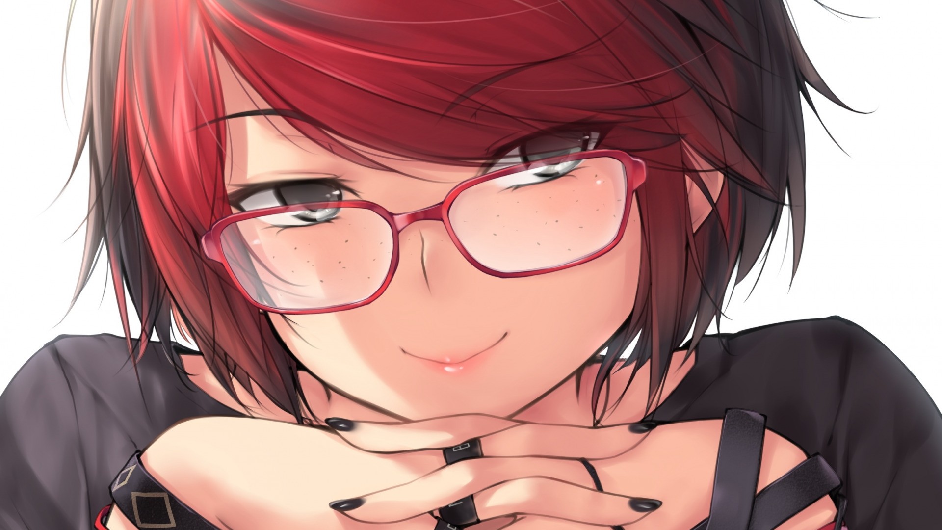 Anime Cute Glasses Girl Hd Wallpapers