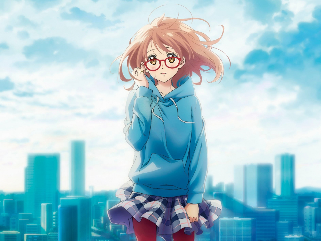 Anime Cute Glasses Girl Hd Wallpapers