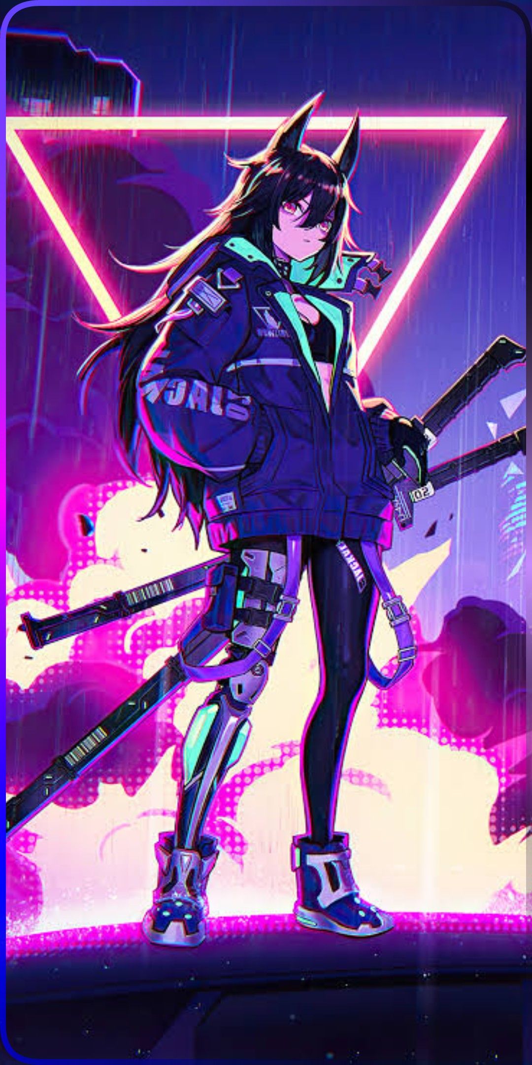 Anime Cyberpunk Neon Wallpapers