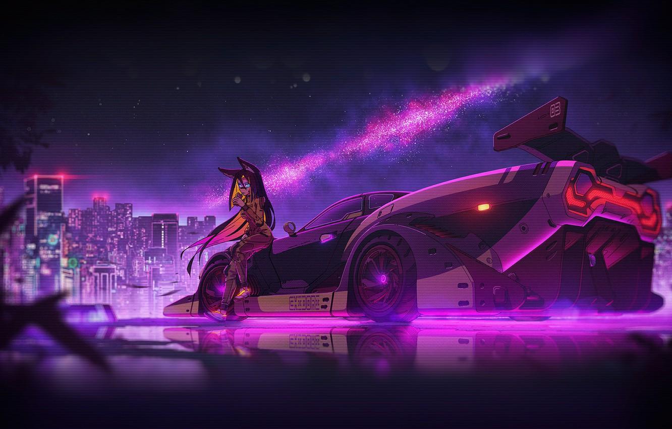 Anime Cyberpunk Neon Wallpapers