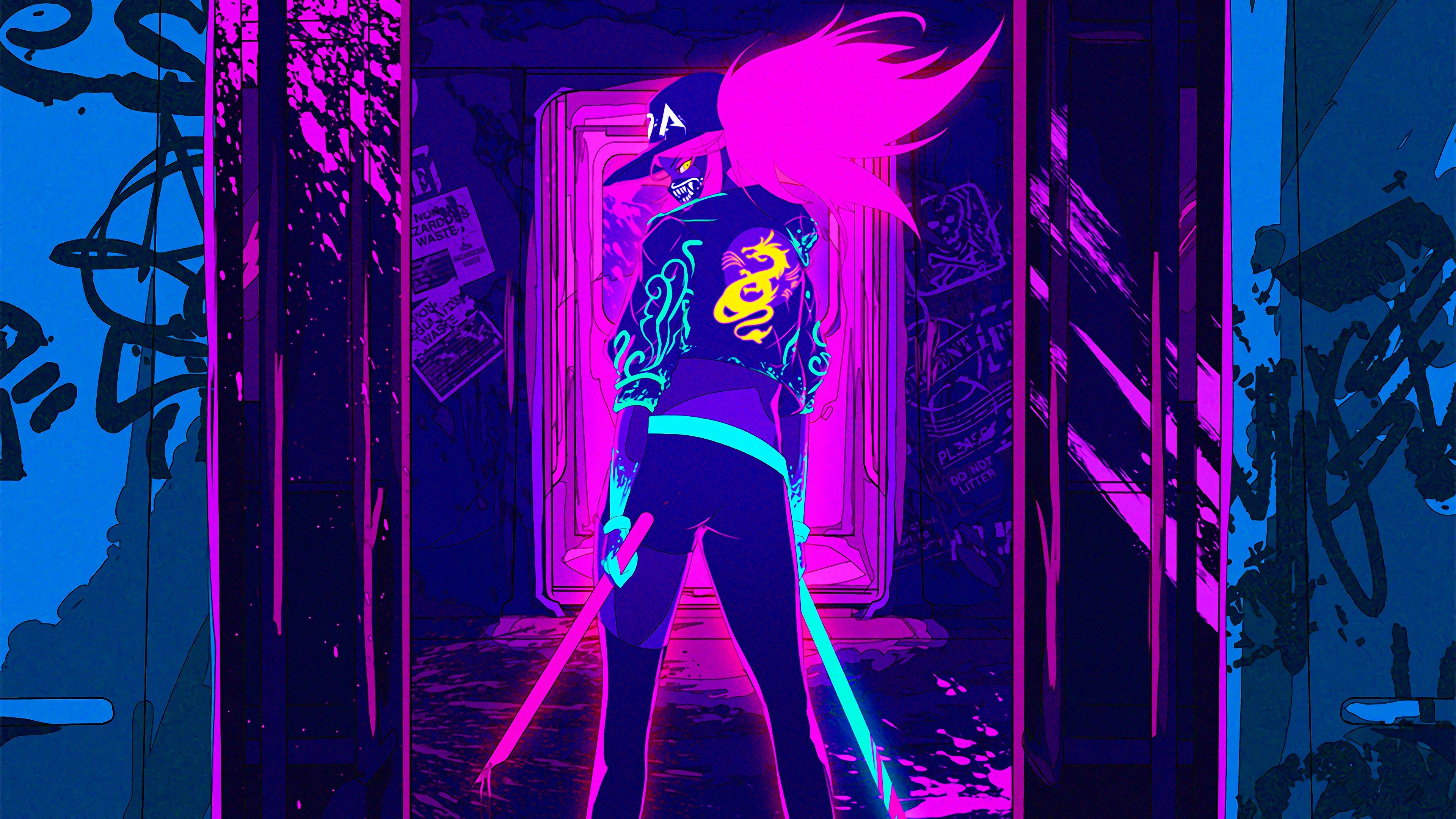 Anime Cyberpunk Neon Wallpapers