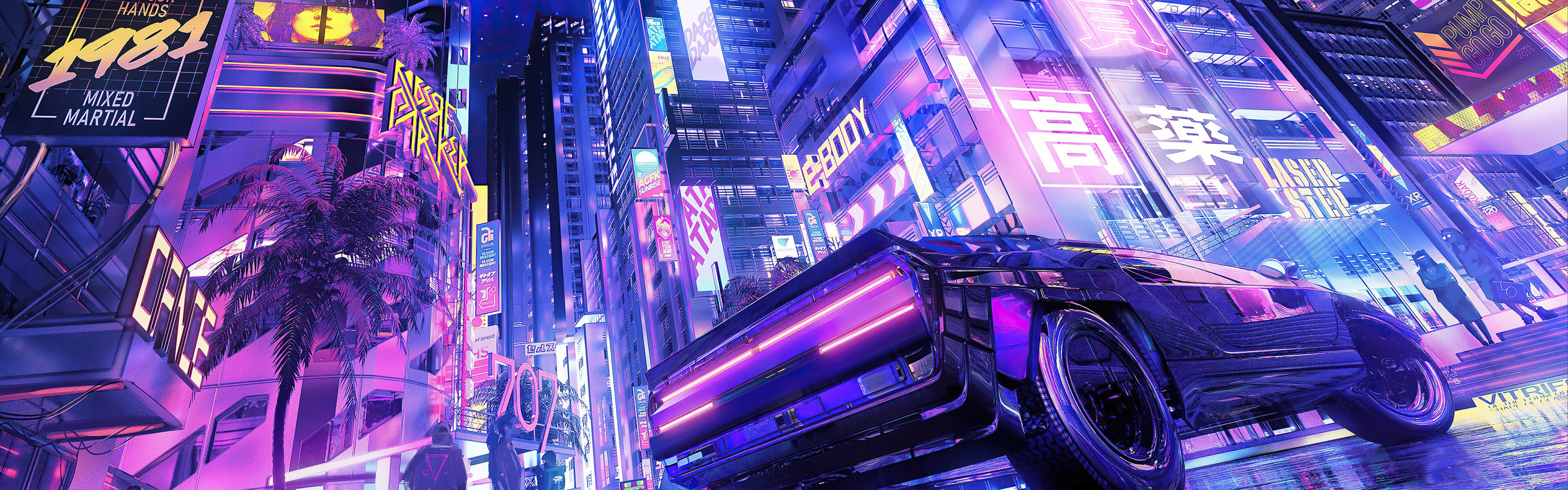 Anime Cyberpunk Neon Wallpapers