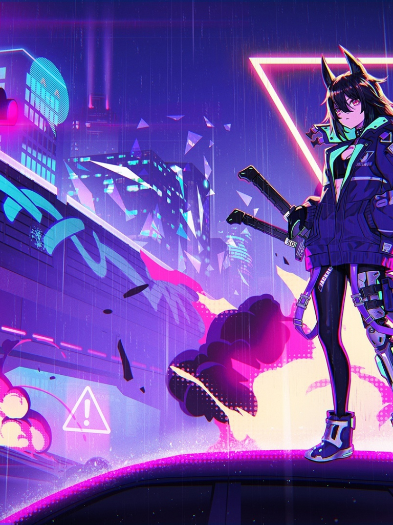 Anime Cyberpunk Neon Wallpapers - Most Popular Anime Cyberpunk Neon ...