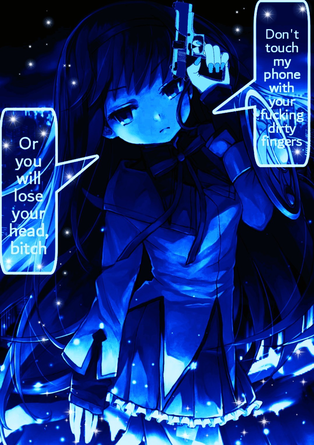 Anime Dont Touch My Phone Wallpapers