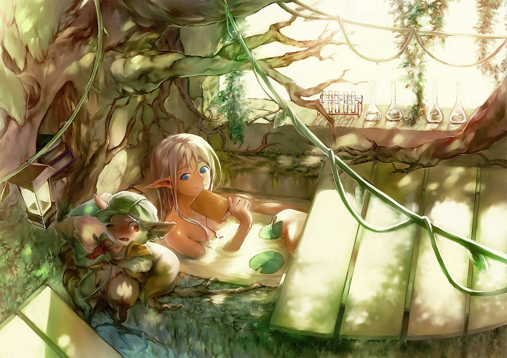 Anime Elf Fantasy Artwork
 Wallpapers