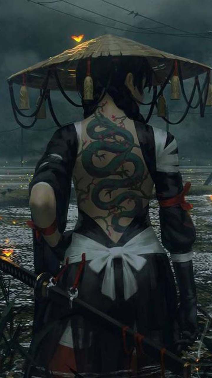 Anime Female Samurai Wallpapers