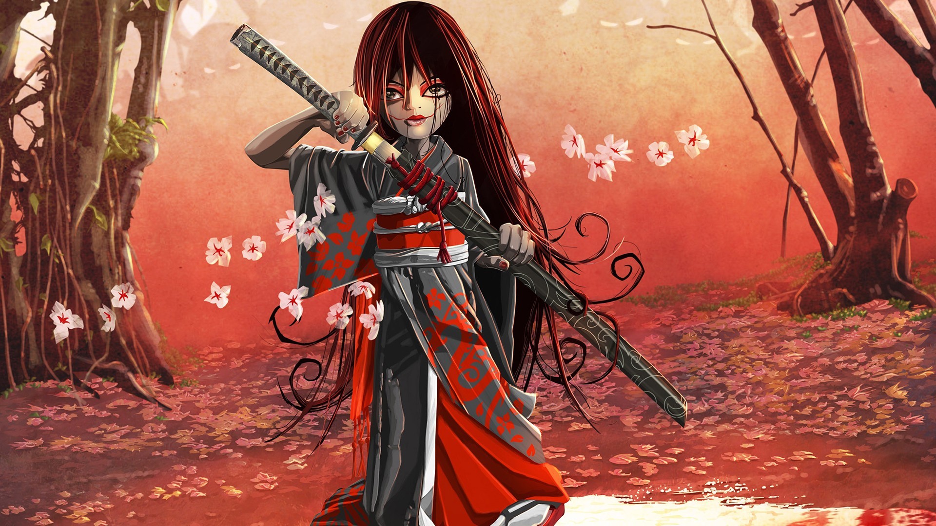 Anime Female Samurai Wallpapers