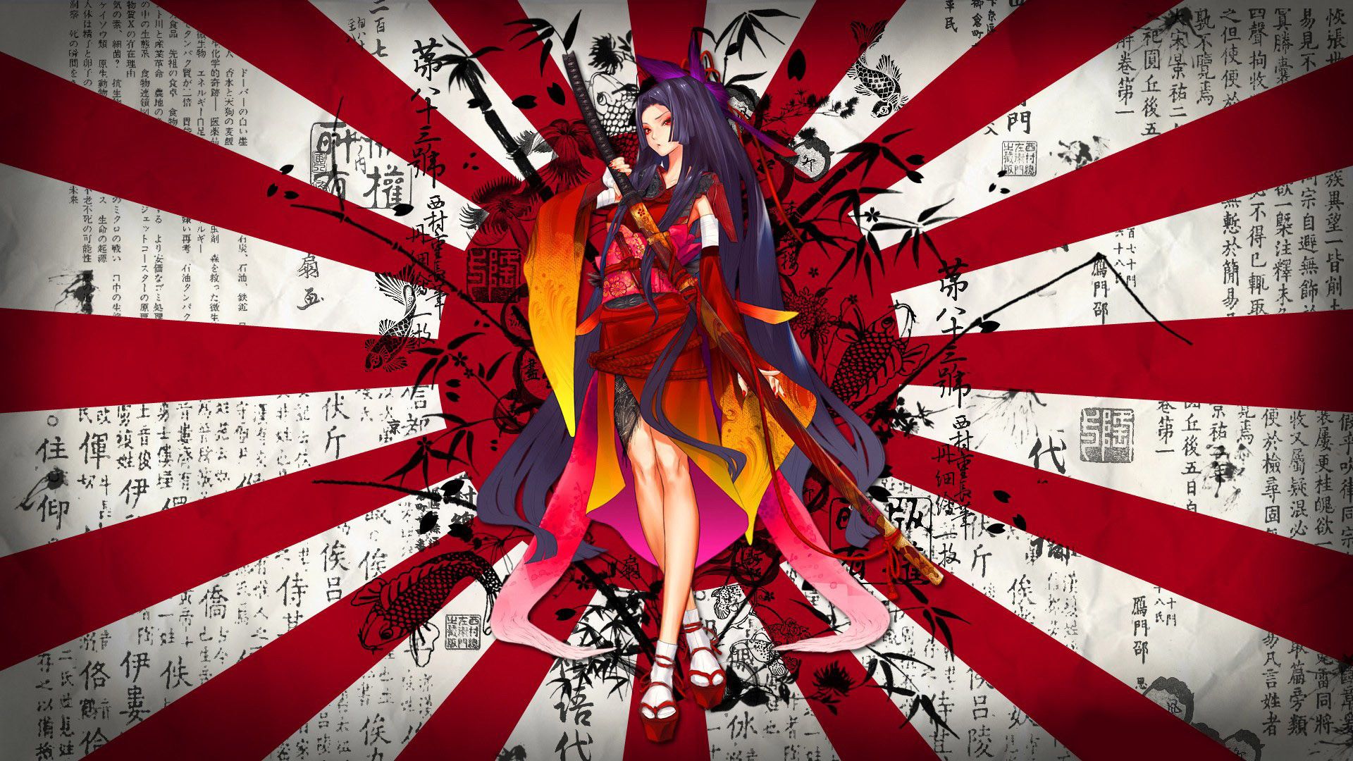 Anime Female Samurai Wallpapers