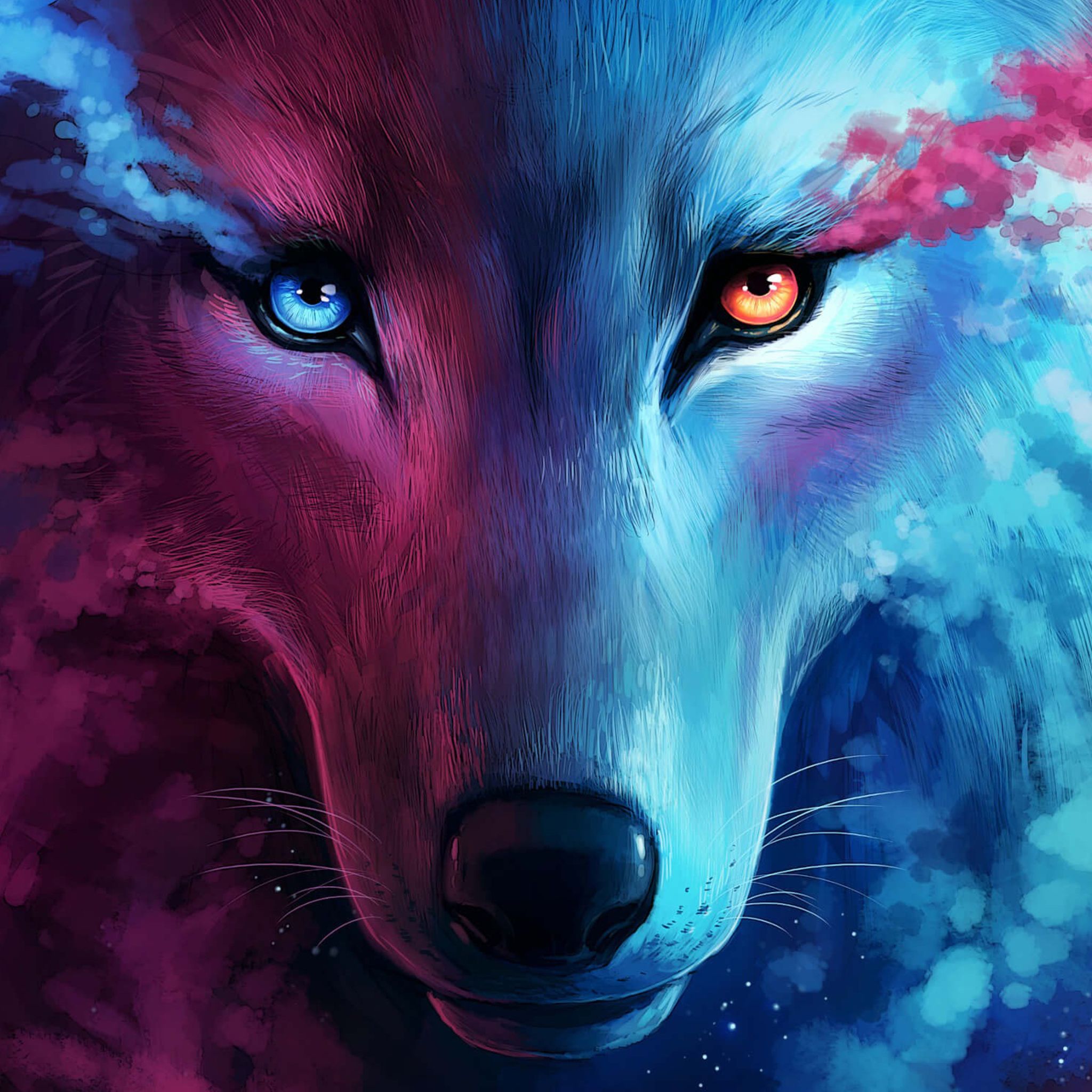 Anime Fire Wolf Wallpapers