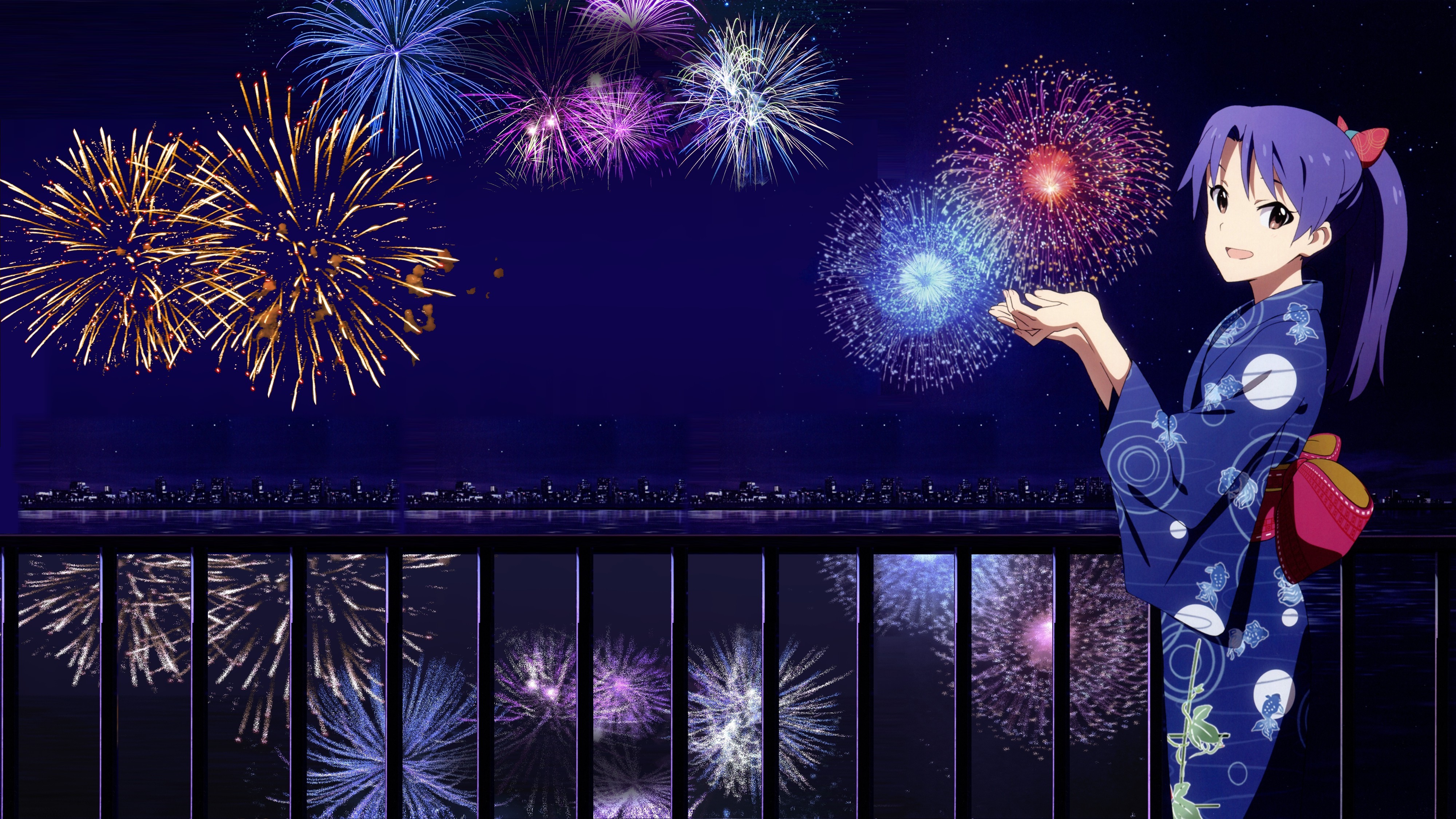 Anime Fireworks Wallpapers