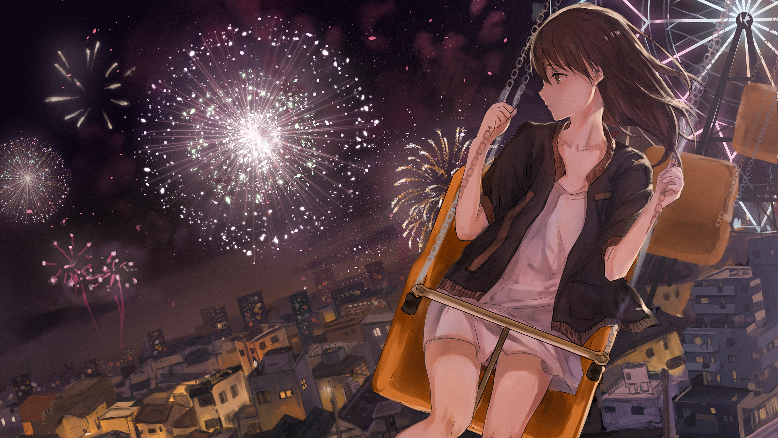 Anime Fireworks Wallpapers