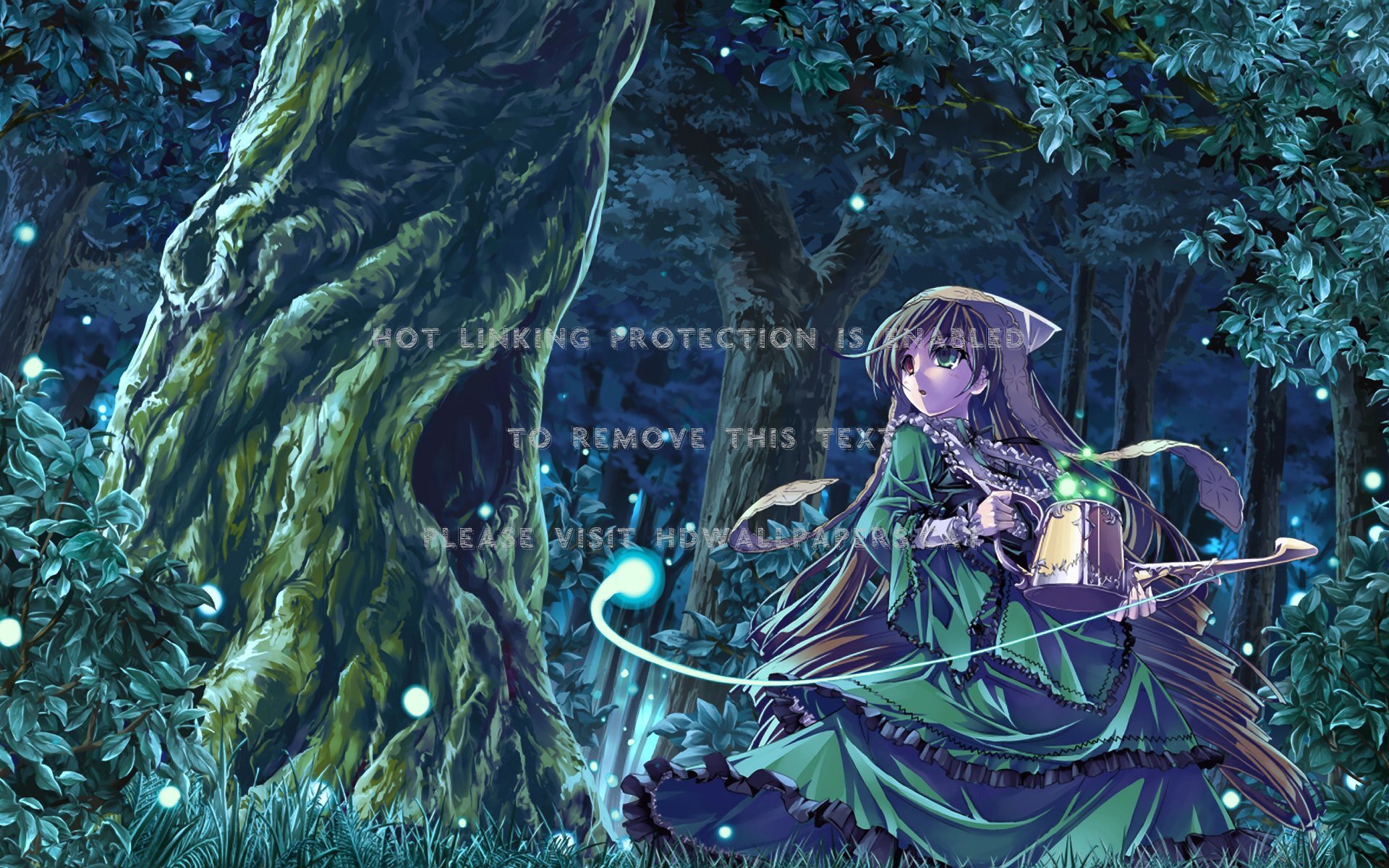 Anime Forest At Night Wallpapers