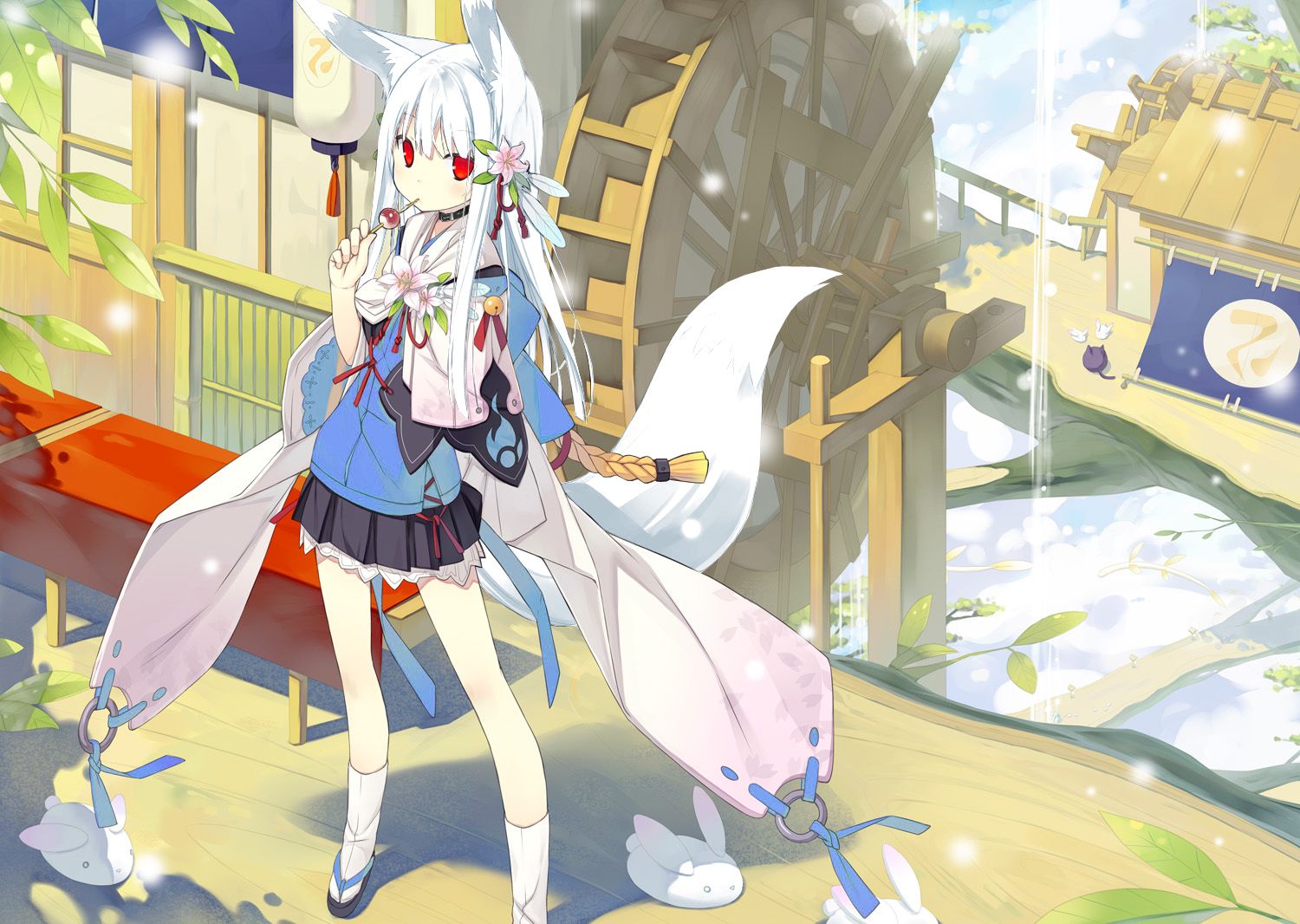 Anime Fox Spirit Girl Wallpapers