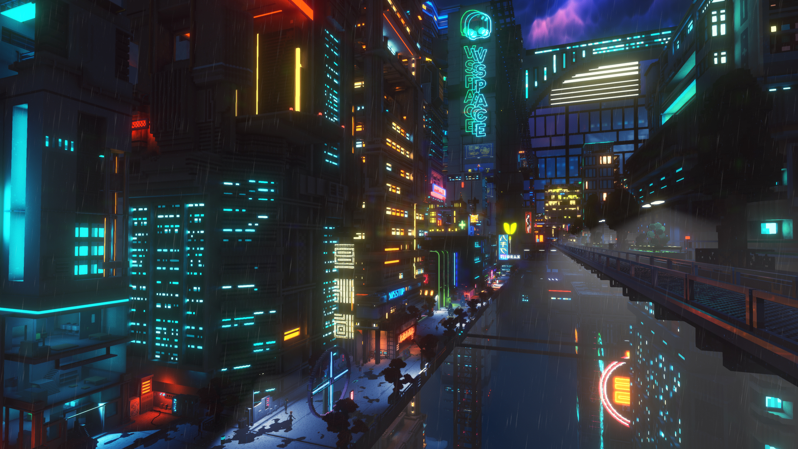 Anime Futuristic City Wallpapers