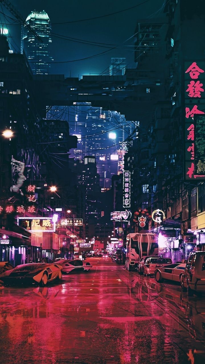 Anime Futuristic City Wallpapers