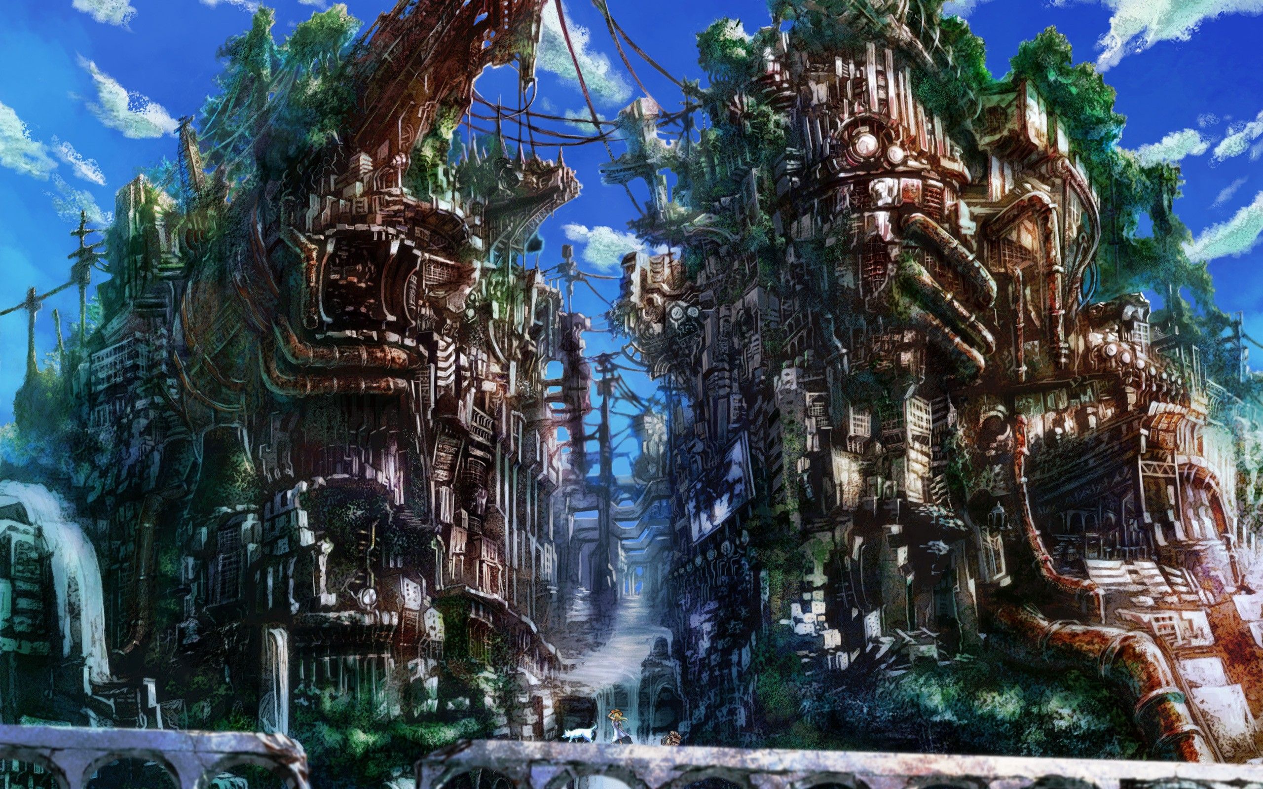 Anime Futuristic Scenery Wallpapers