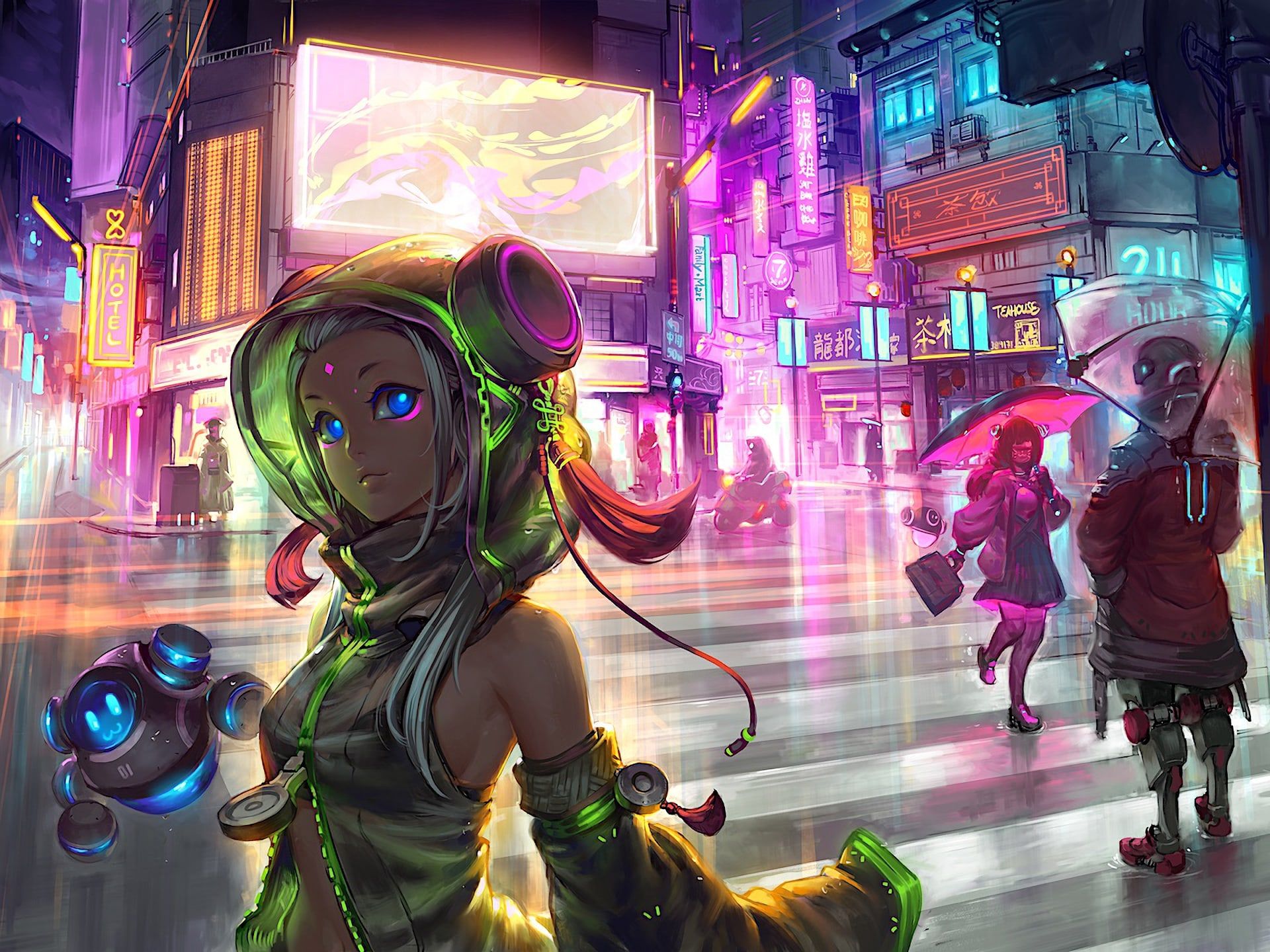 Anime Futuristic Scenery Wallpapers