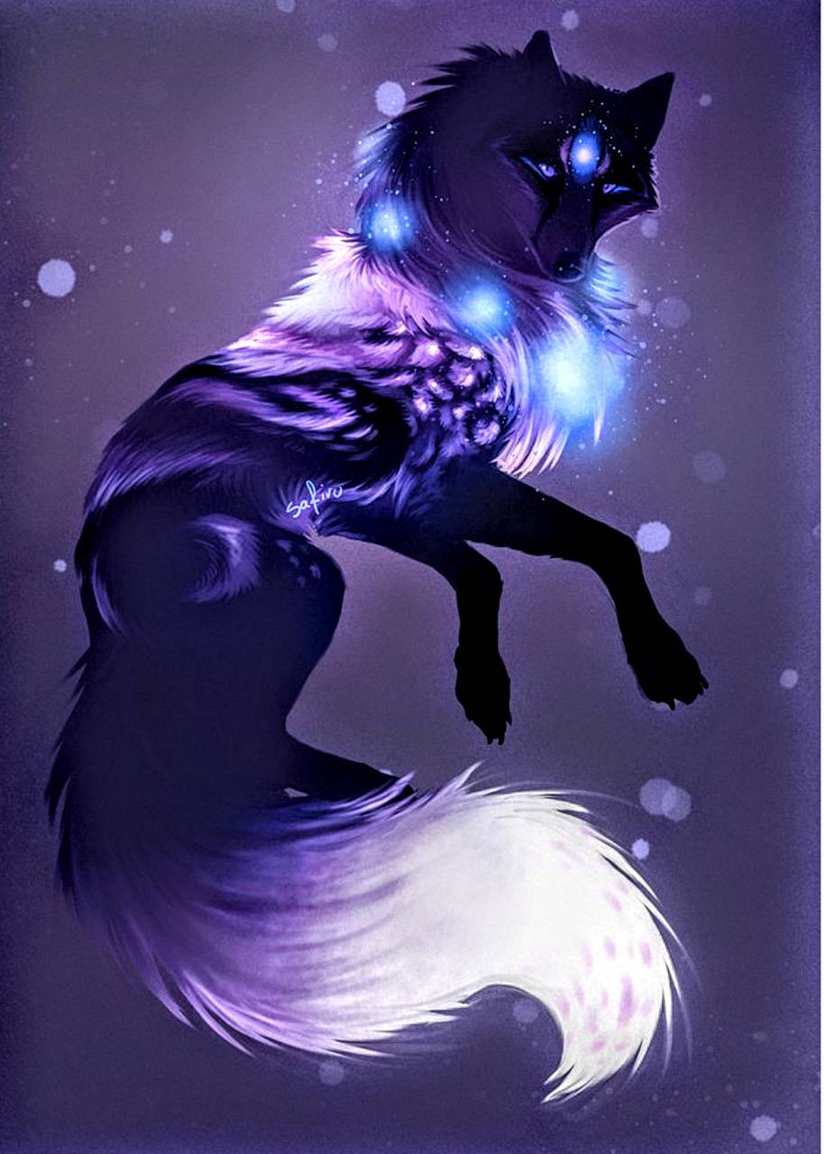 Anime Galaxy Wolf Wallpapers