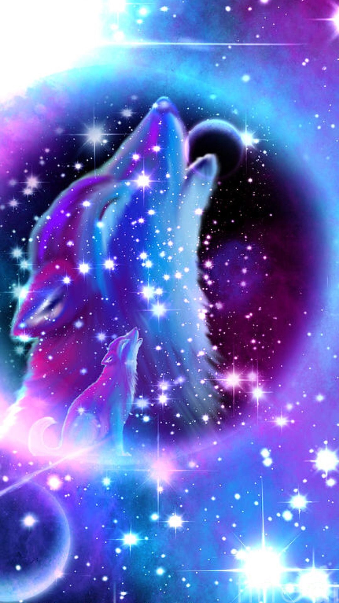 Anime Galaxy Wolf Wallpapers