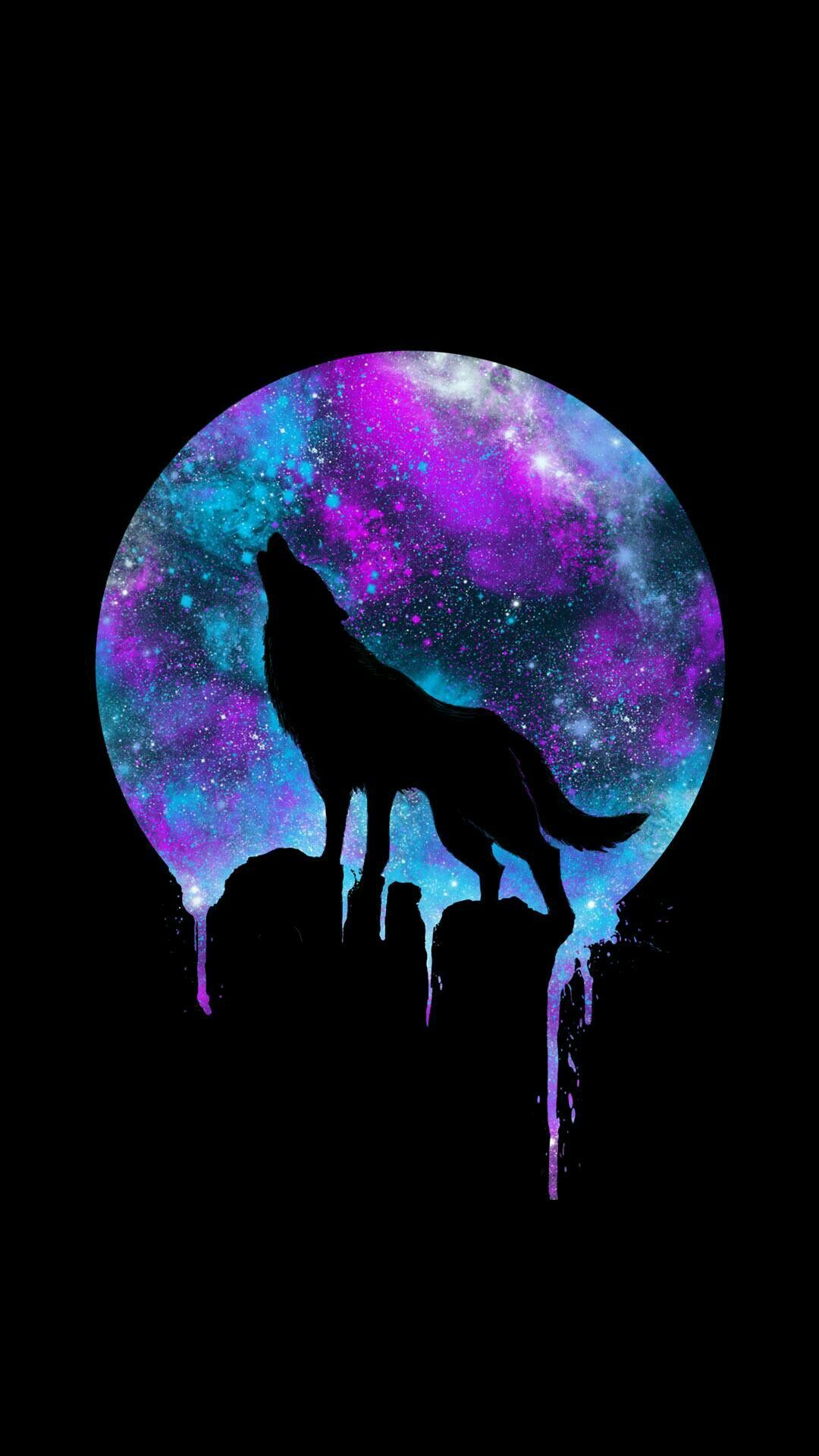 Anime Galaxy Wolf Wallpapers