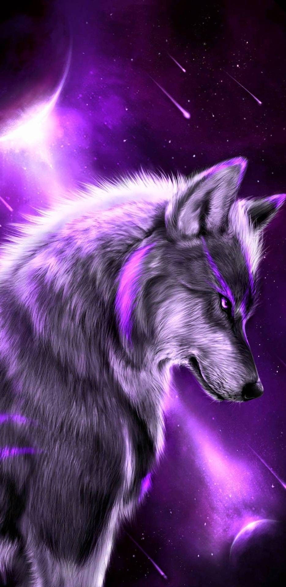 Anime Galaxy Wolf Wallpapers