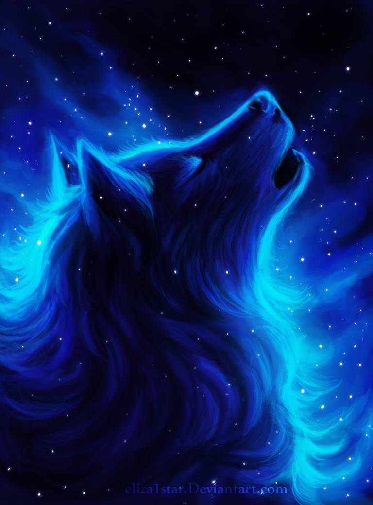 Anime Galaxy Wolf Wallpapers