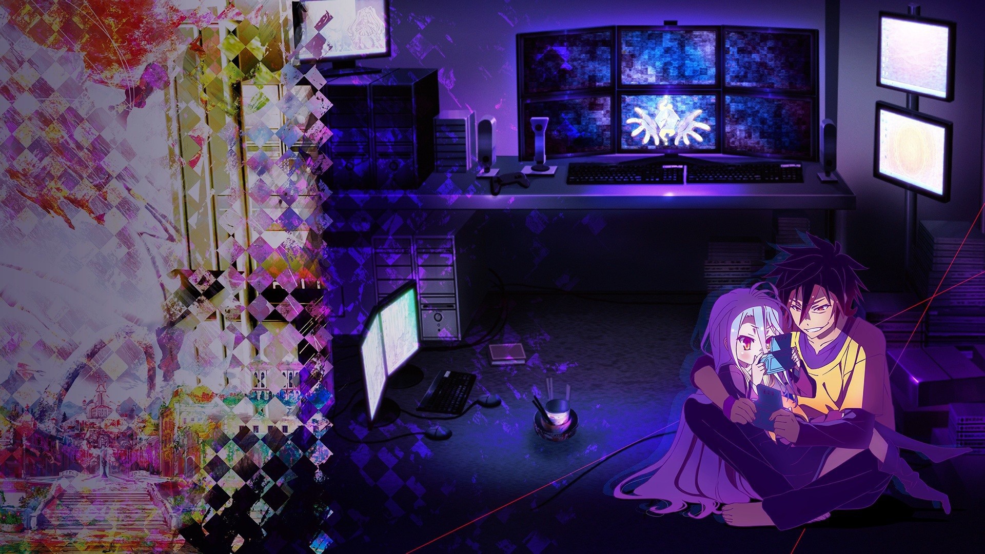 Anime Gamer Room Wallpapers