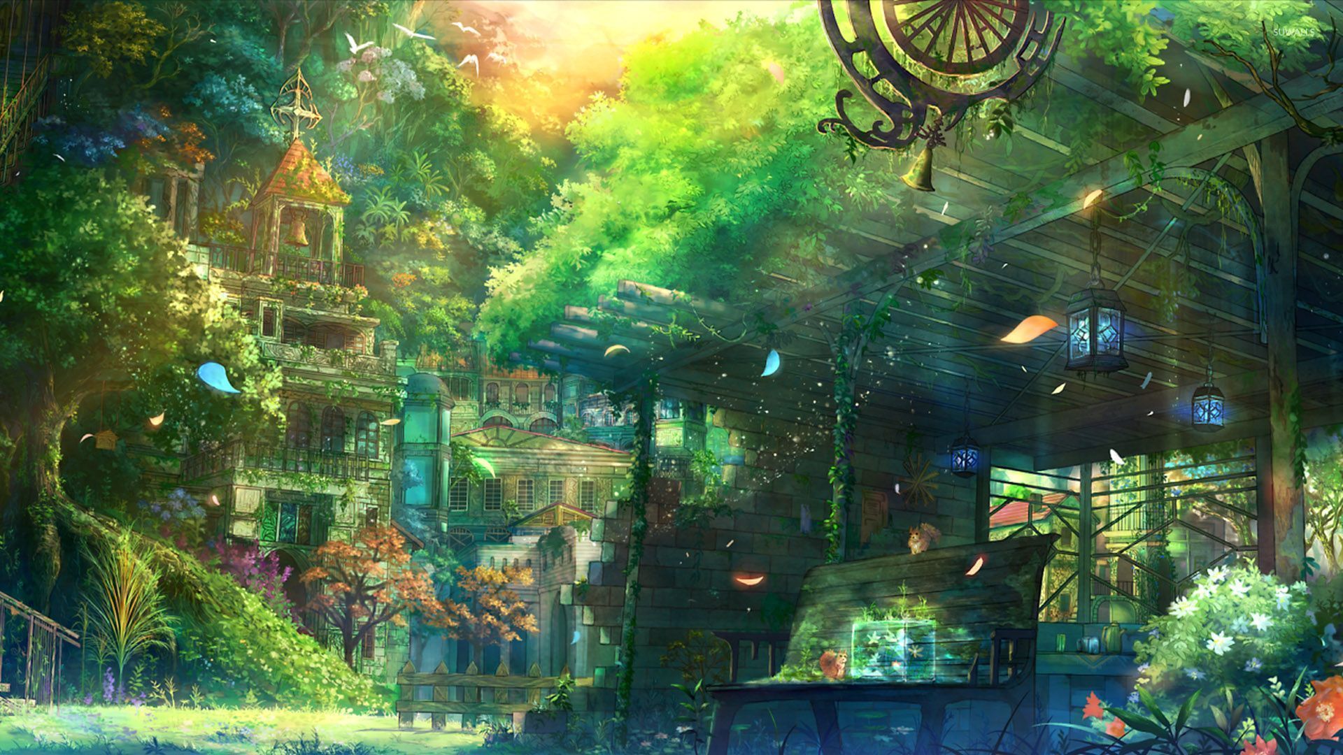 Anime Garden Wallpapers