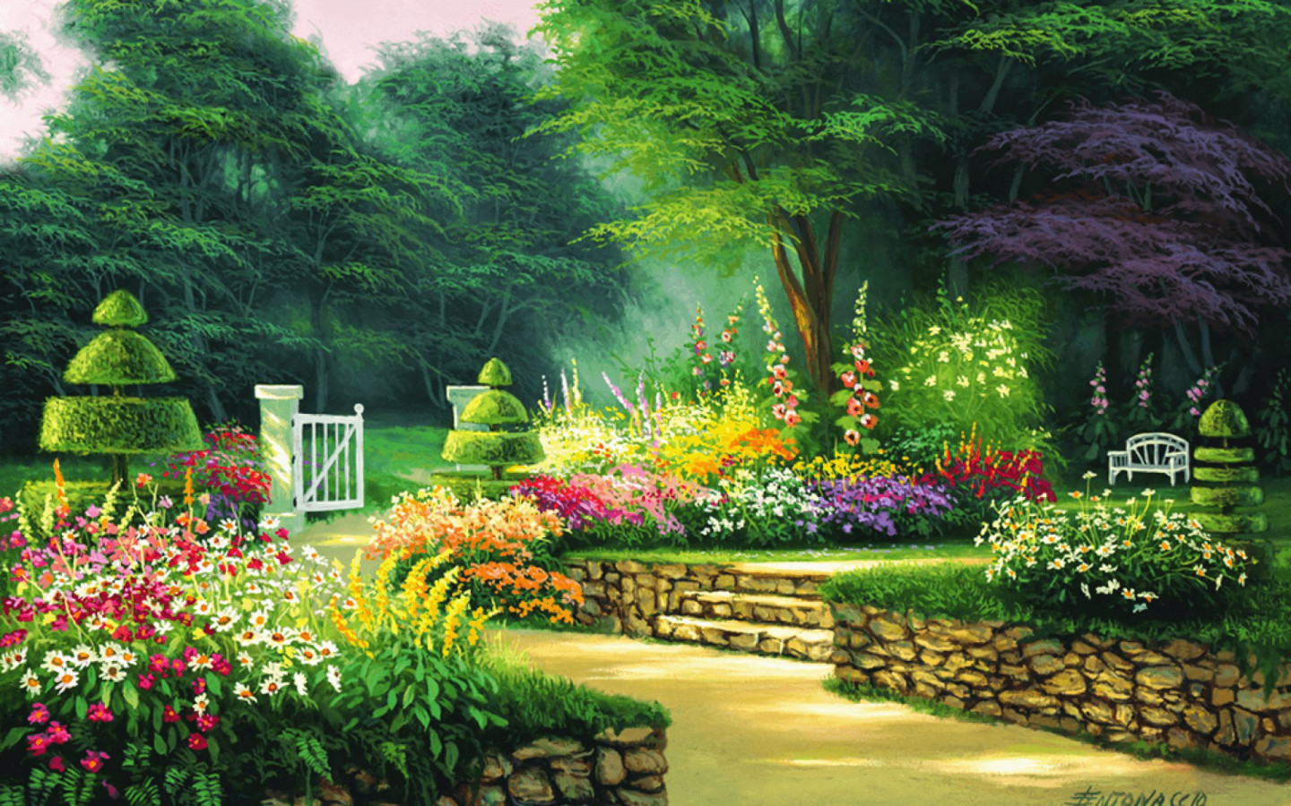 Anime Garden Wallpapers