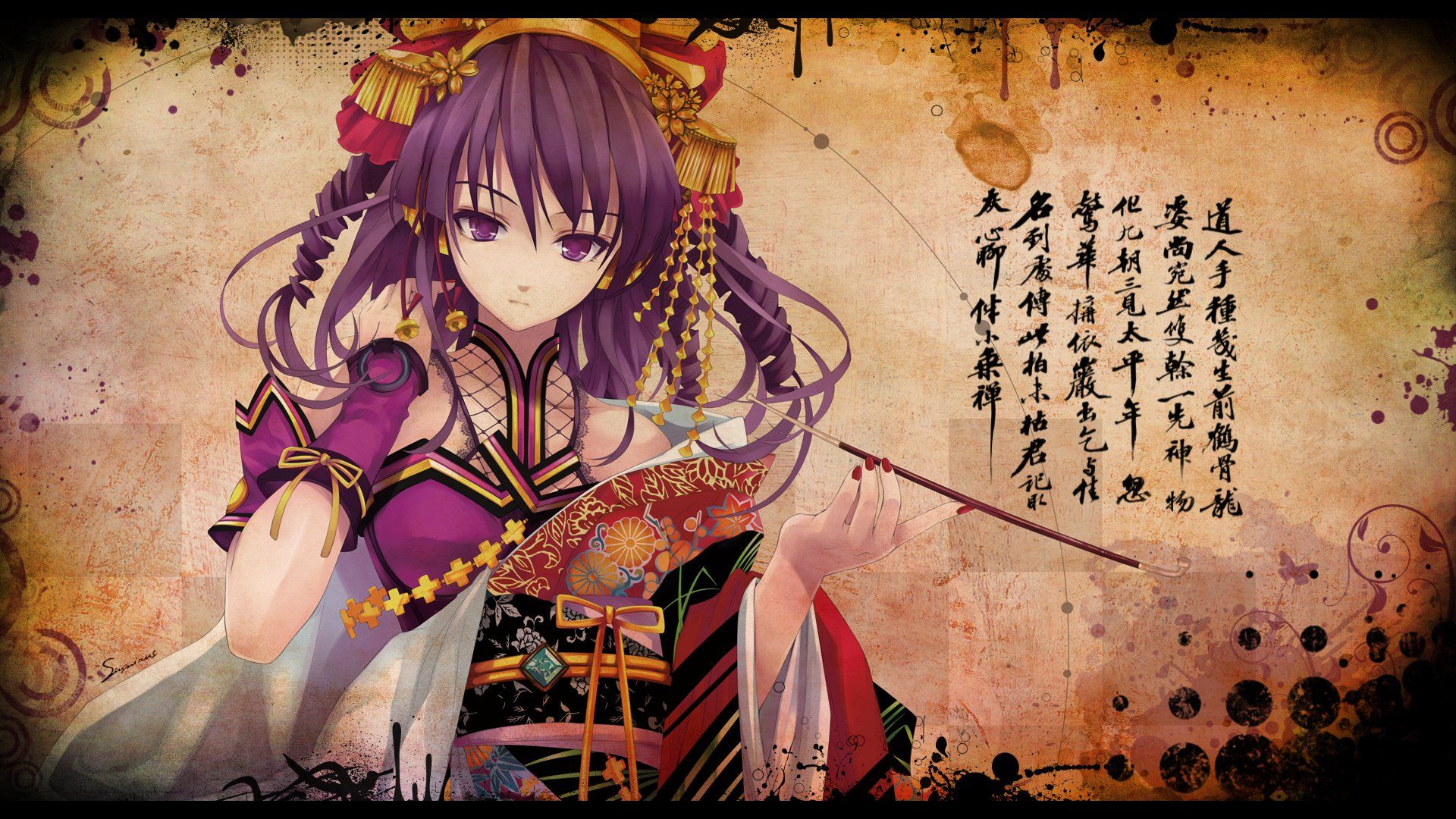 Anime Geisha Desktop Wallpapers