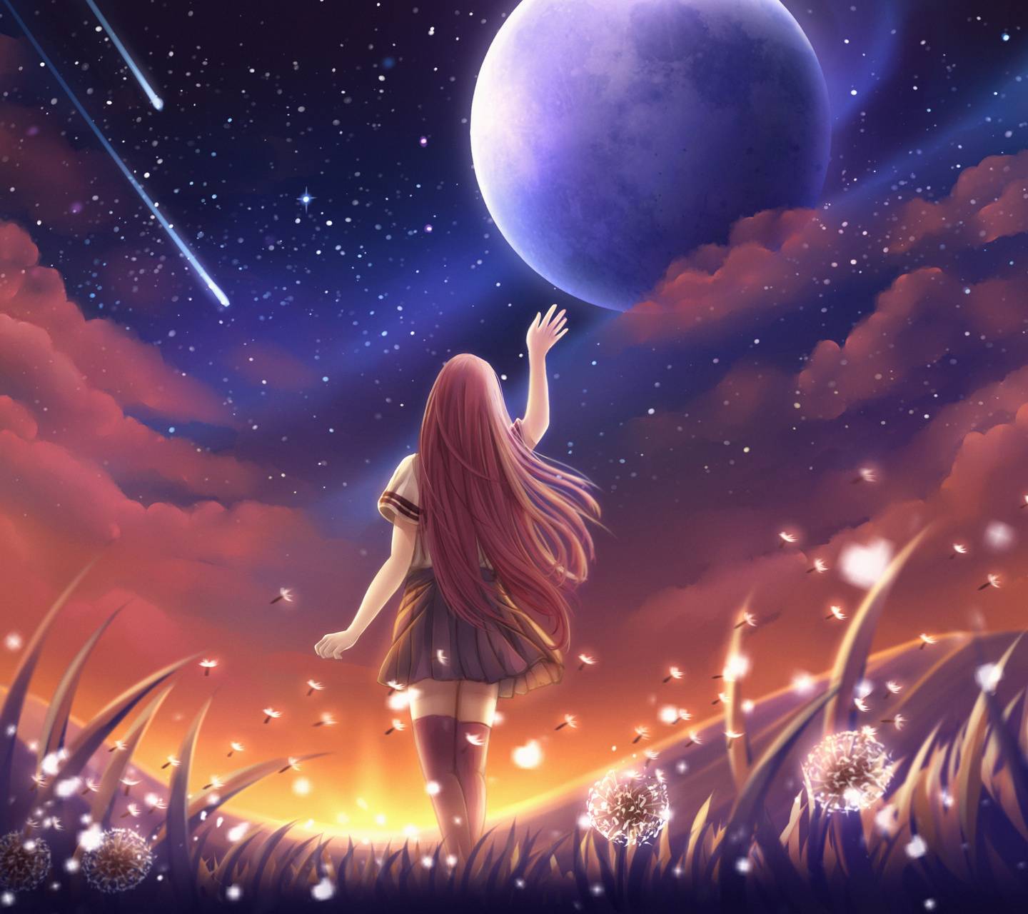 Anime Girl Alone Wallpapers