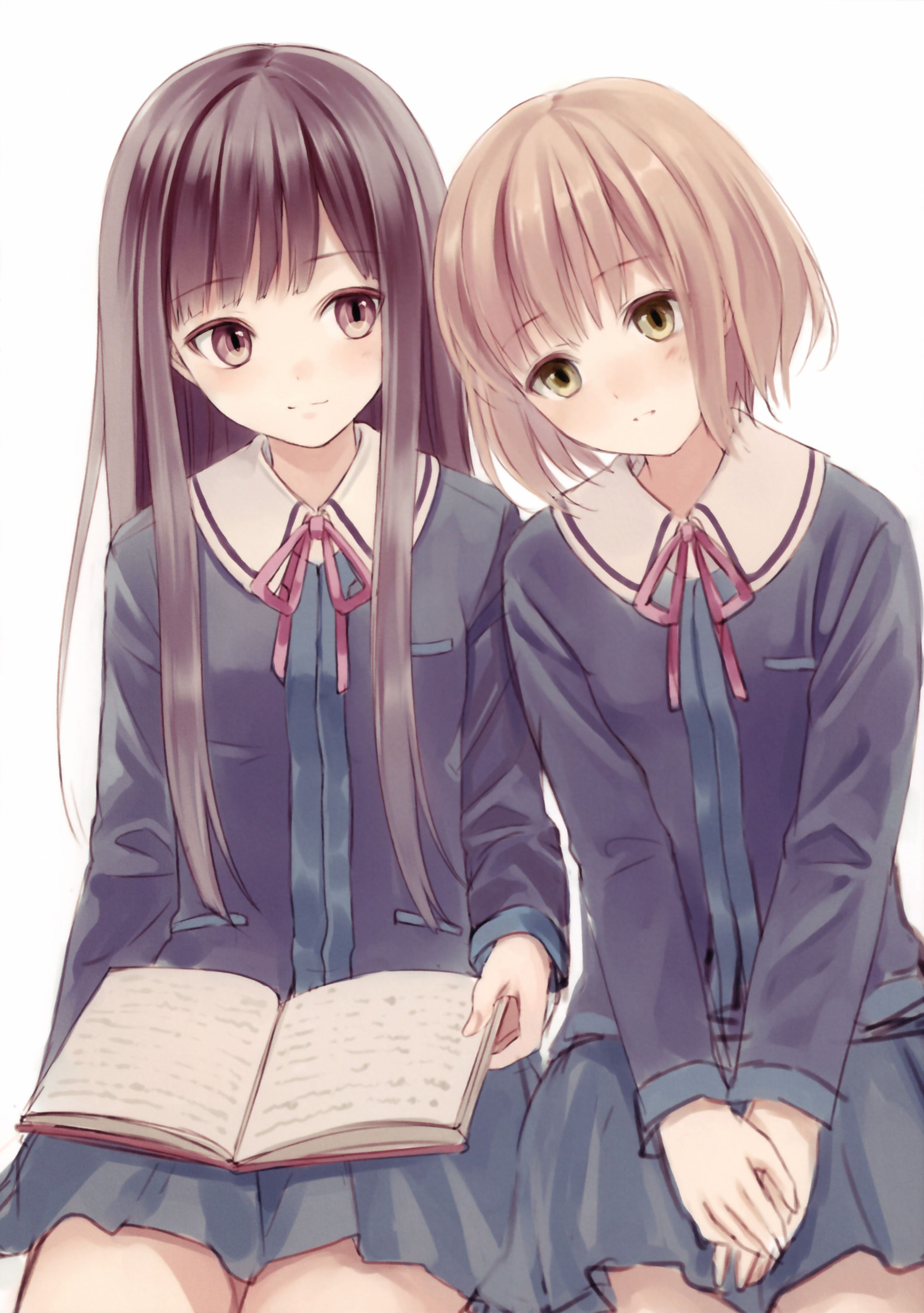 Anime Girl Bffs Wallpapers