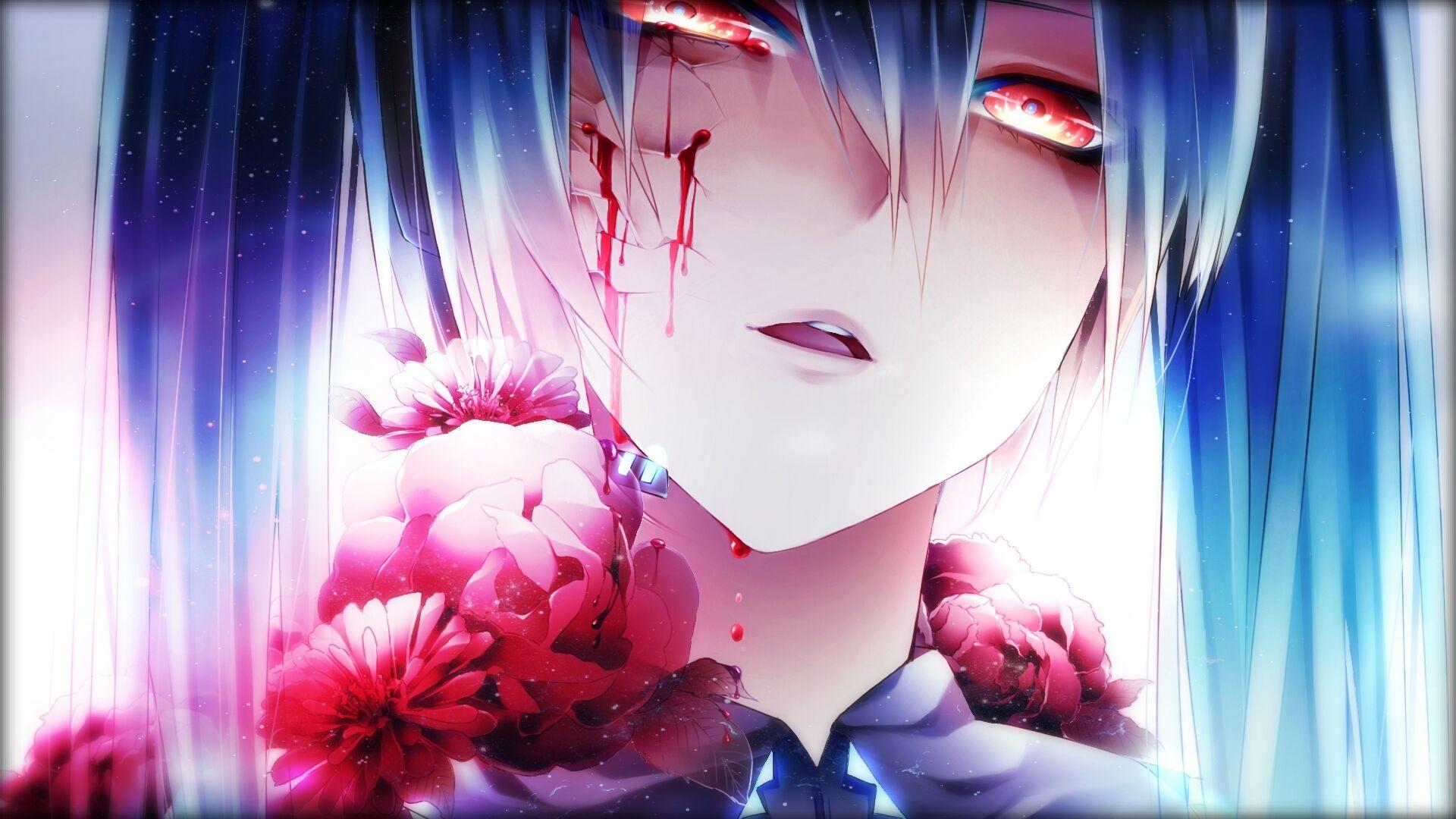 Anime Girl Bloody Hd Wallpapers